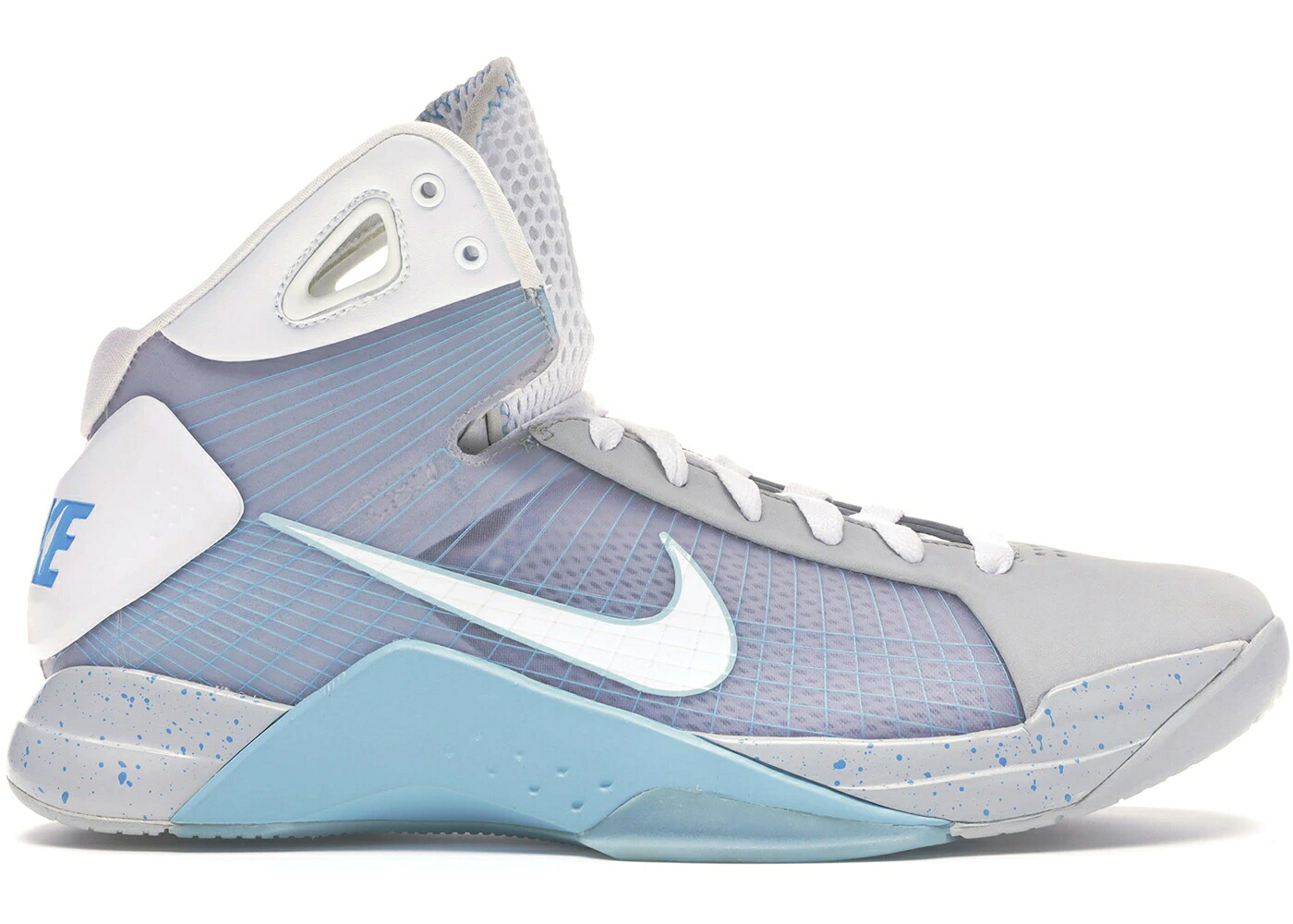 ナイキ ハイパーダンク 白色 ホワイト 青色 ブルー スニーカー メンズ NIKE HYPERDUNK MARTY MCFLY / JETSTREAM WHITE PHOTO BLUE|スニケス