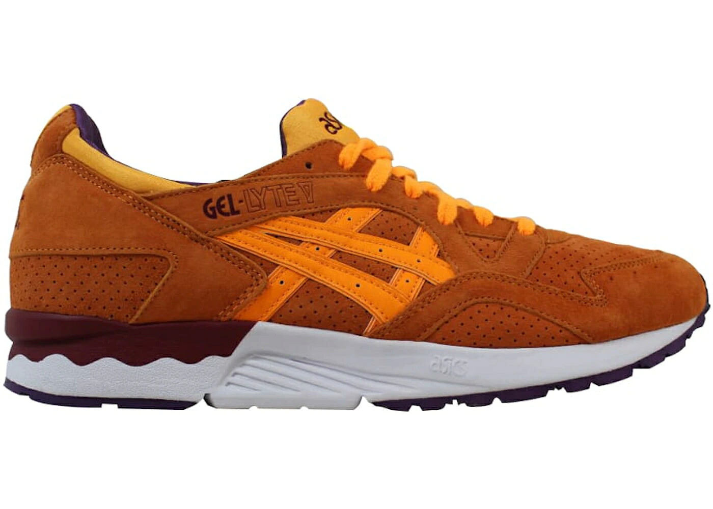 アシックス 先だつものともし火 橙 オレンジ色 スニーカー メンズ ASICS GEL-LYTE V ORANGE POP / ORANGE POP ORANGE POP スニーカー-靴