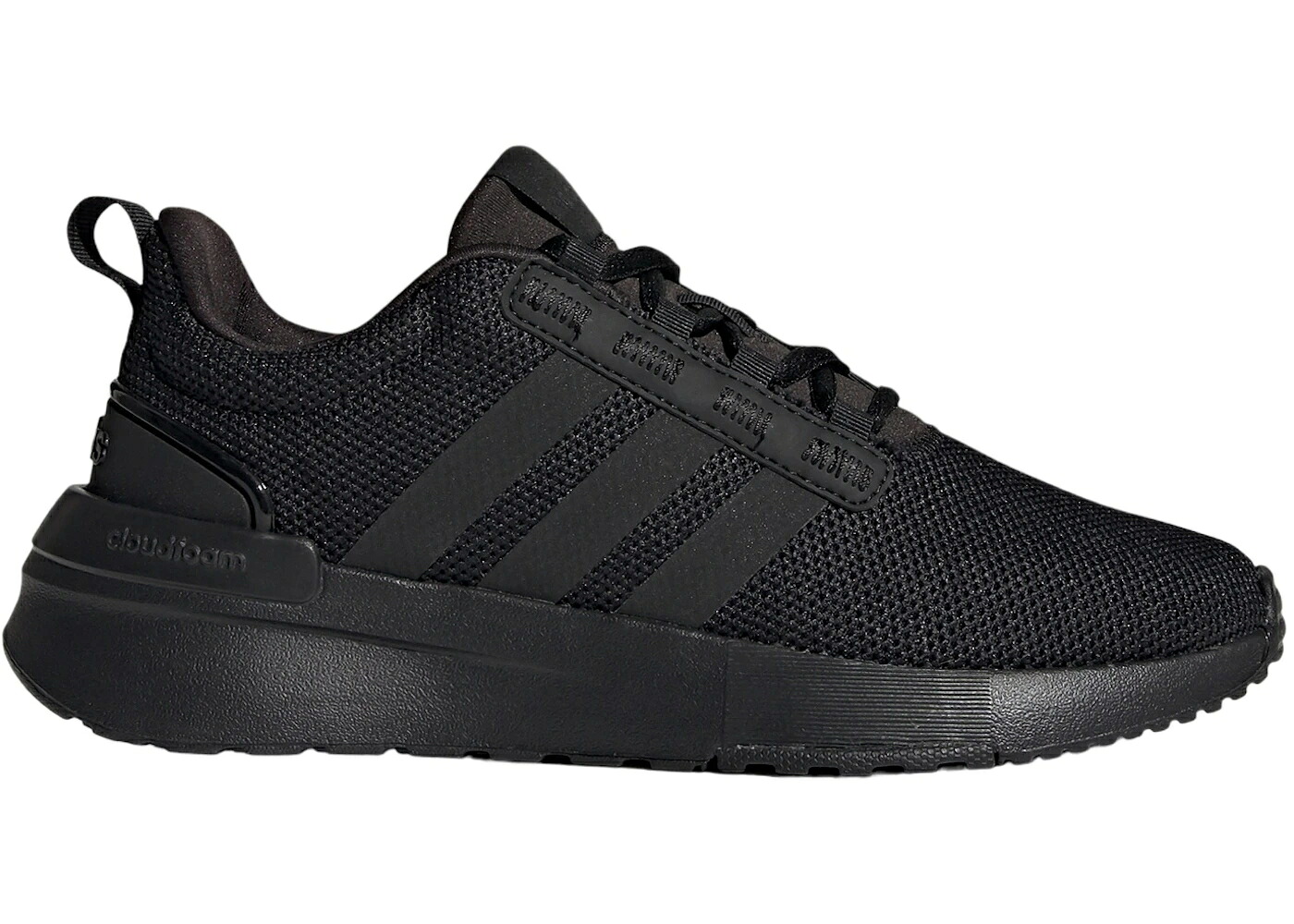 アディダス コア 黒色 ブラック カーボン ジュニア キッズ ADIDAS RACER TR21 CORE BLACK CARBON (GS) / CORE BLACK CORE BLACK CARBON ベビー マタニティ スニーカー