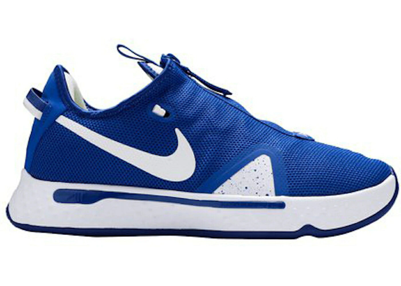 ナイキ チーム 白色 ホワイト ゲーム 黒色 ブラック ゲームロイヤル 青 ブルー スニーカー メンズ NIKE PG 4 TEAM ROYAL WHITE / GAME ROYAL BLACK WHITE