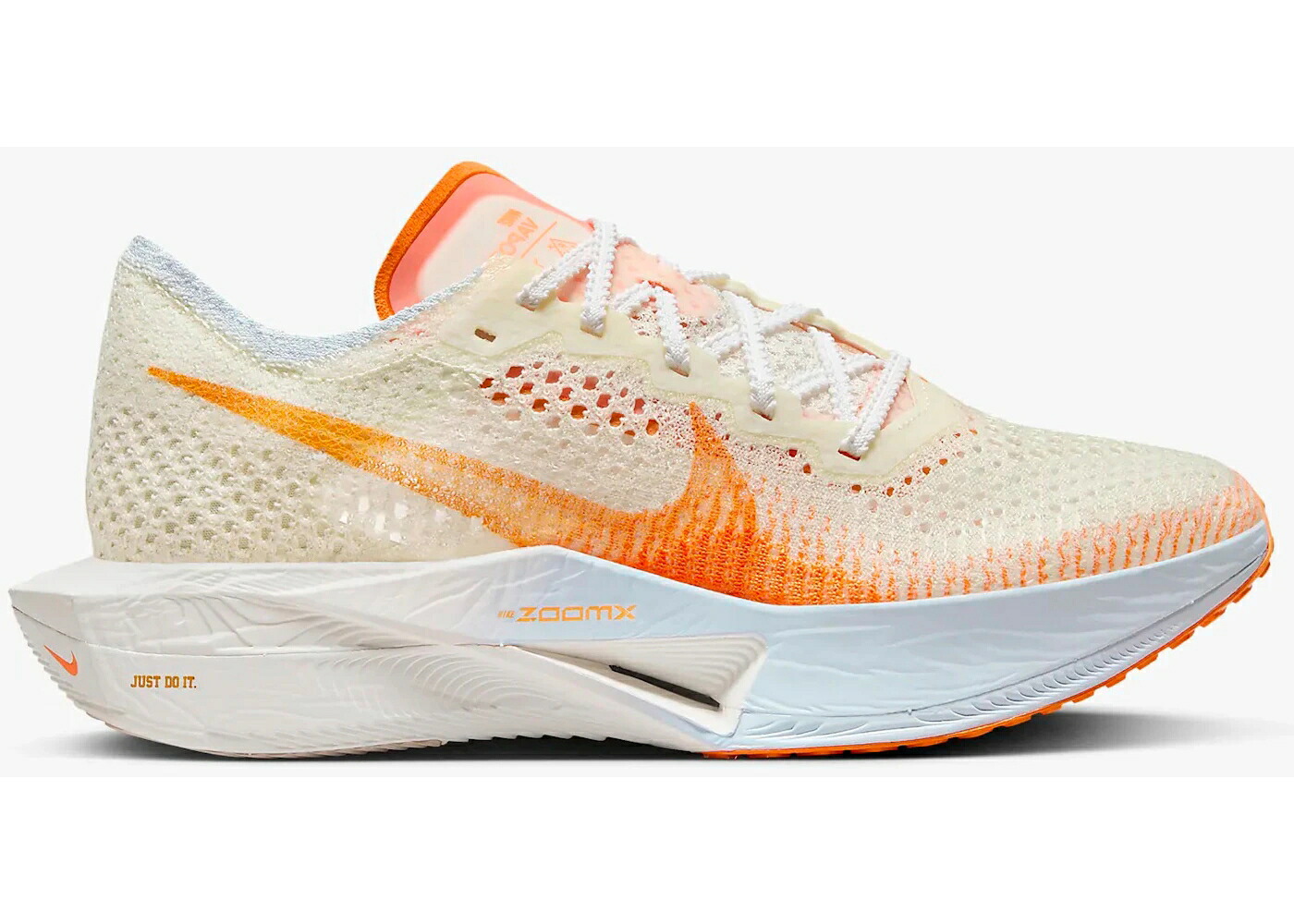 ナイキ WOMEN\u0027S スニーカー レディース NIKE ZOOMX VAPORFLY 3 BIRGHT MANDRIN (WOMEN\u0027S) / COCONUT MILK SAIL COCONUT MILK