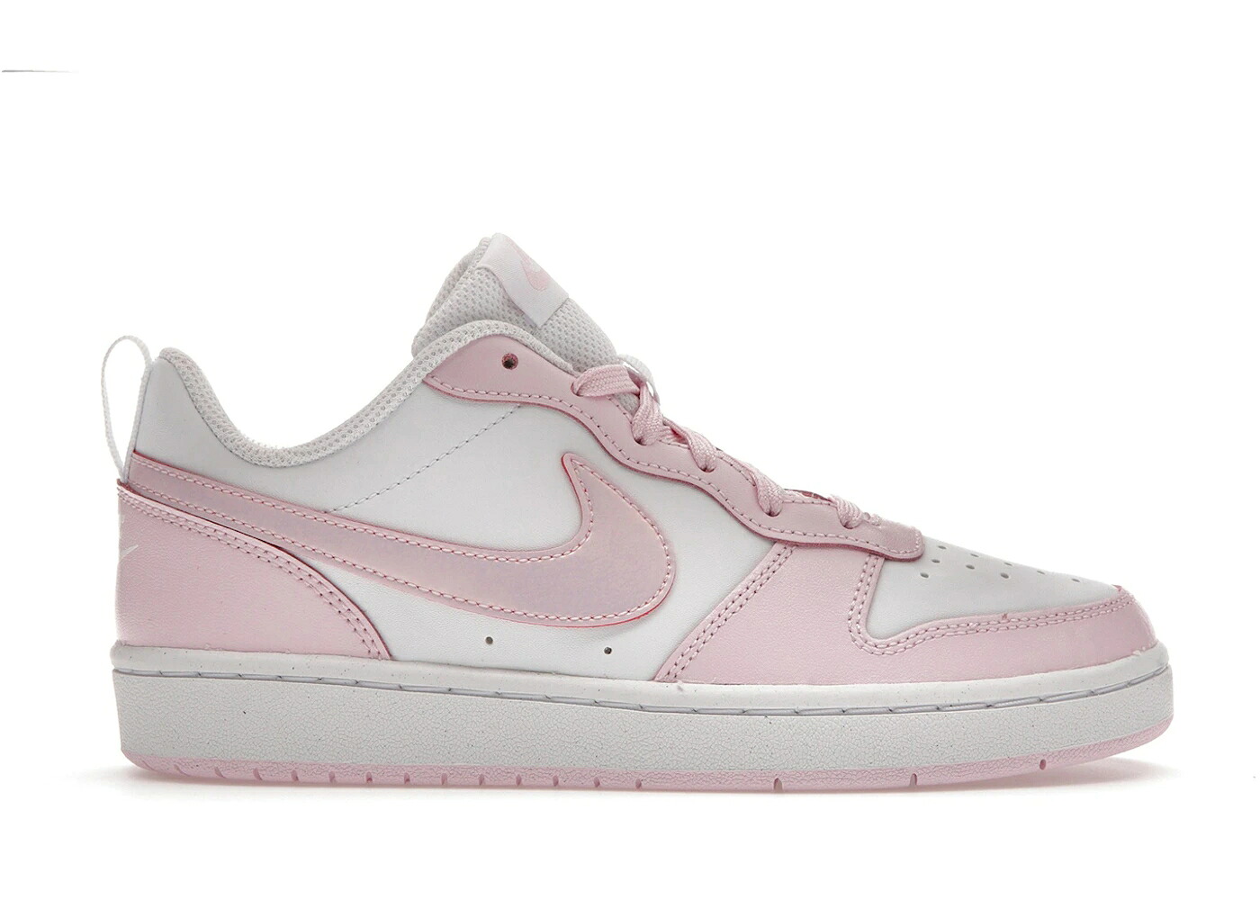 ナイキ 厚地の外套 白いこと 白いこと サクラ色 コートバーロウ 御坊っちゃん キッズ NIKE COURT BOROUGH LOW 2 SE WHITE PINK FOAM (GS) / WHITE PINK FOAM もの言う花 マタニティ スニーカー
