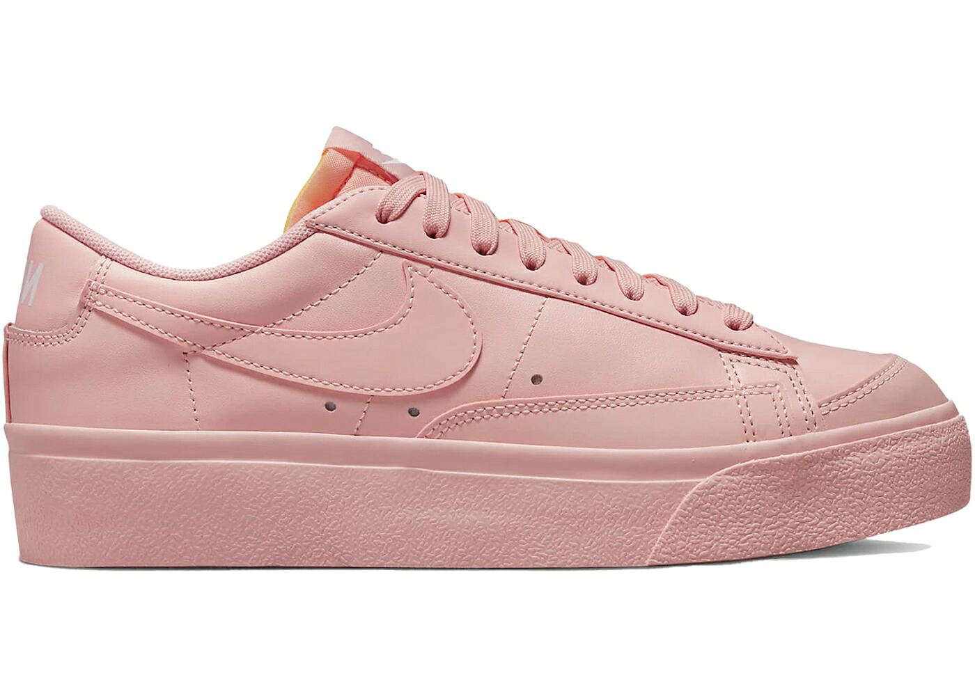 ナイキ ブレイザー ピンク 黒色 ブラック チーム 橙 オレンジ WOMEN'S スニーカー レディース NIKE BLAZER LOW PLATFORM ATMOSPHERE PINK (WOMEN'S) / ATMOSPHERE BLACK TEAM ORANGE｜スニケス