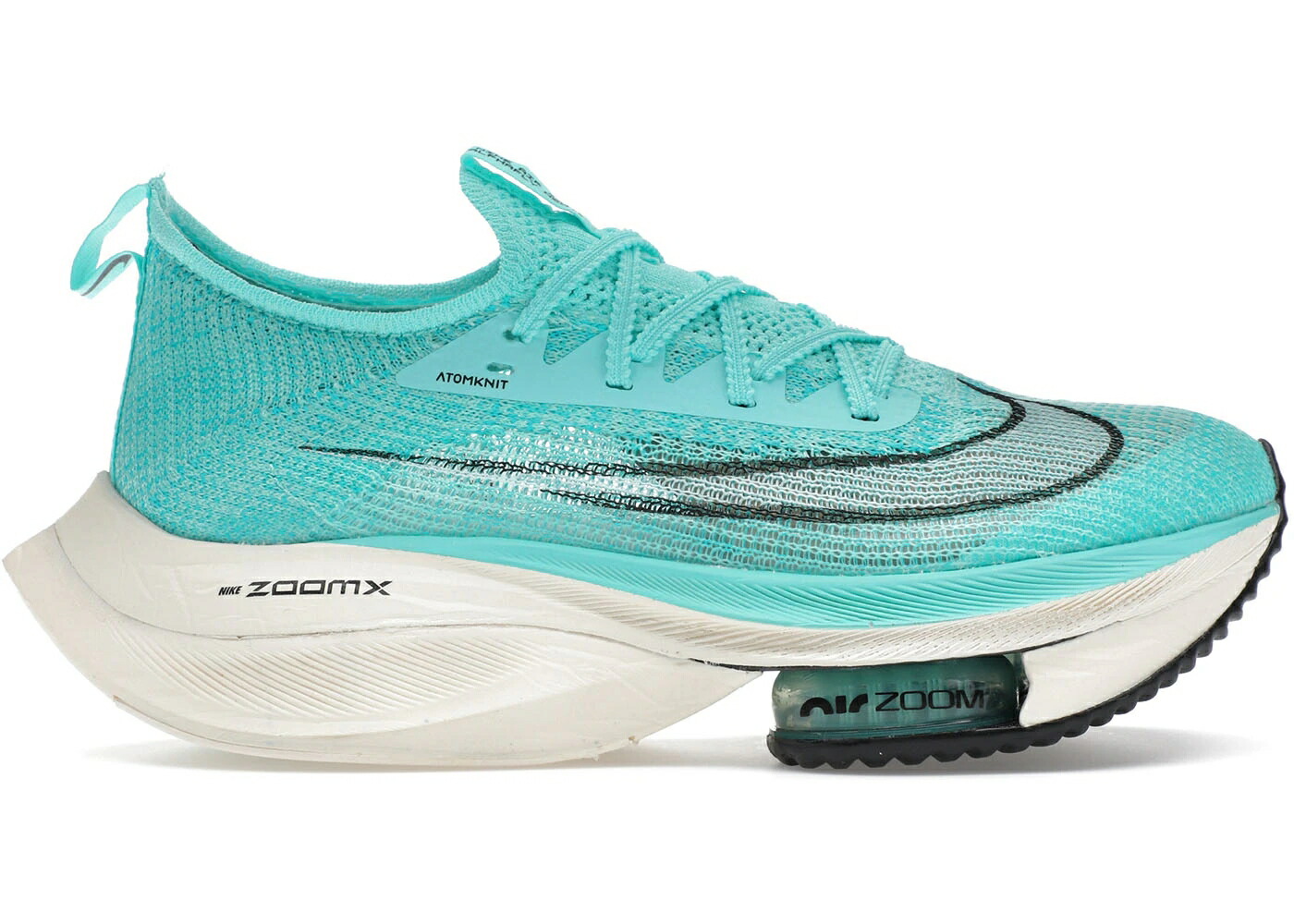 ナイキ ズーム アクア 緑 グリーン 白色 ホワイト 黒色 ブラック WOMEN スニーカー レディース NIKE AIR ZOOM ALPHAFLY NEXT AQUA GREEN (WOMEN) / HYPER TURQUOISE WHITE BLACK