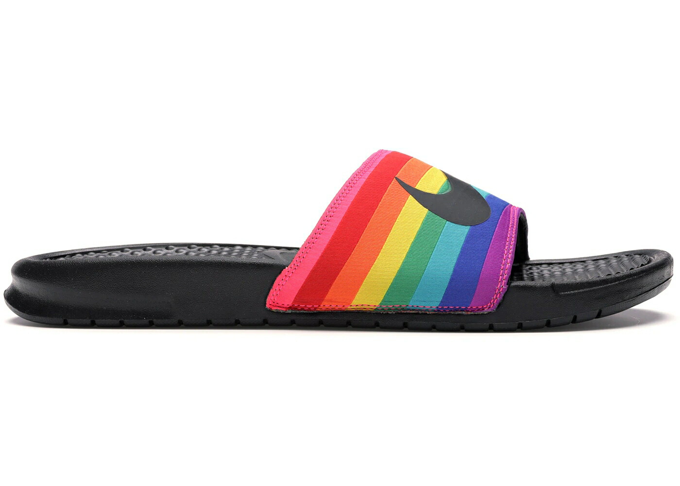 ナイキ ベナッシ サンダル 黒色 ブラック スニーカー メンズ NIKE BENASSI JDI BE TRUE (2019) / BLACK BLACK MULTI COLOR