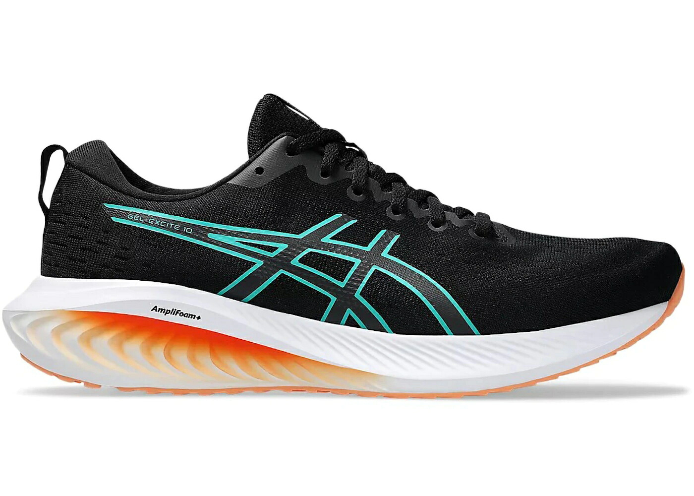 アシックス 黒いこと 黒いこと 縮くれる ウェイブ スニーカー メンズ ASICS GEL-EXCITE 10 BLACK WAVE TEAL / BLACK WAVE TEAL スニーカー-靴-メンズ靴