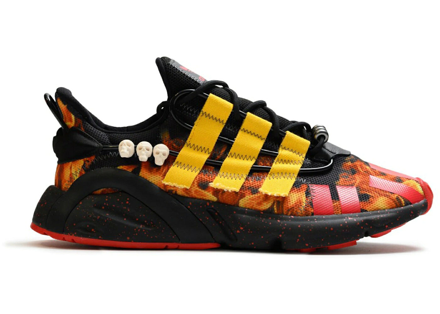 アディダス ベイト 表どおり 戦闘機 黒いこと 黒いこと ゴールド 赤 赤いこと スニーカー メンズ ADIDAS LEXICON BAIT X STREET FIGHTER DHALSIM / BLACK BOLD GOLD RED