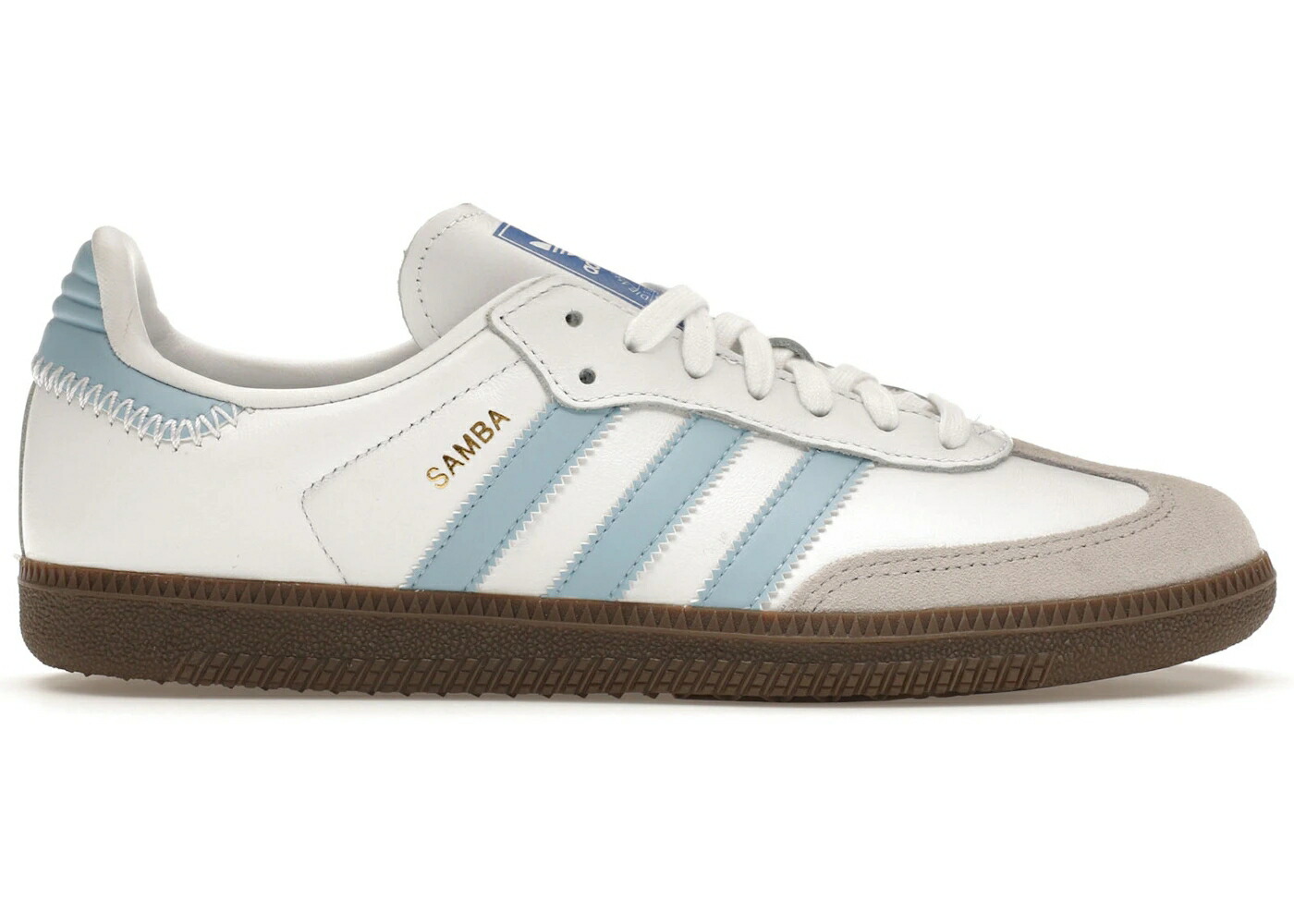 アディダス サンバ 白色 ホワイト スカイ 青色 ブルー スニーカー メンズ ADIDAS SAMBA OG WHITE SKY BLUE / FOOWEAR WHITE CLEAR SKY BLUE