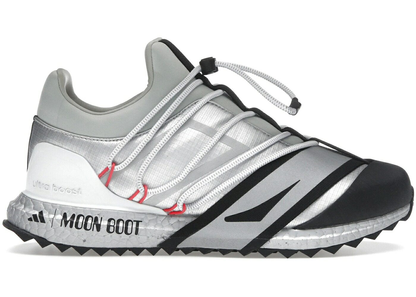 アディダス ウルトラ ブースト ブーツ 銀色 シルバー コア 黒色 ブラック ウルトラブースト 1.0 スニーカー メンズ ADIDAS ULTRA BOOST MOON BOOT SILVER / SILVER METALLIC CORE BLACK SEMI