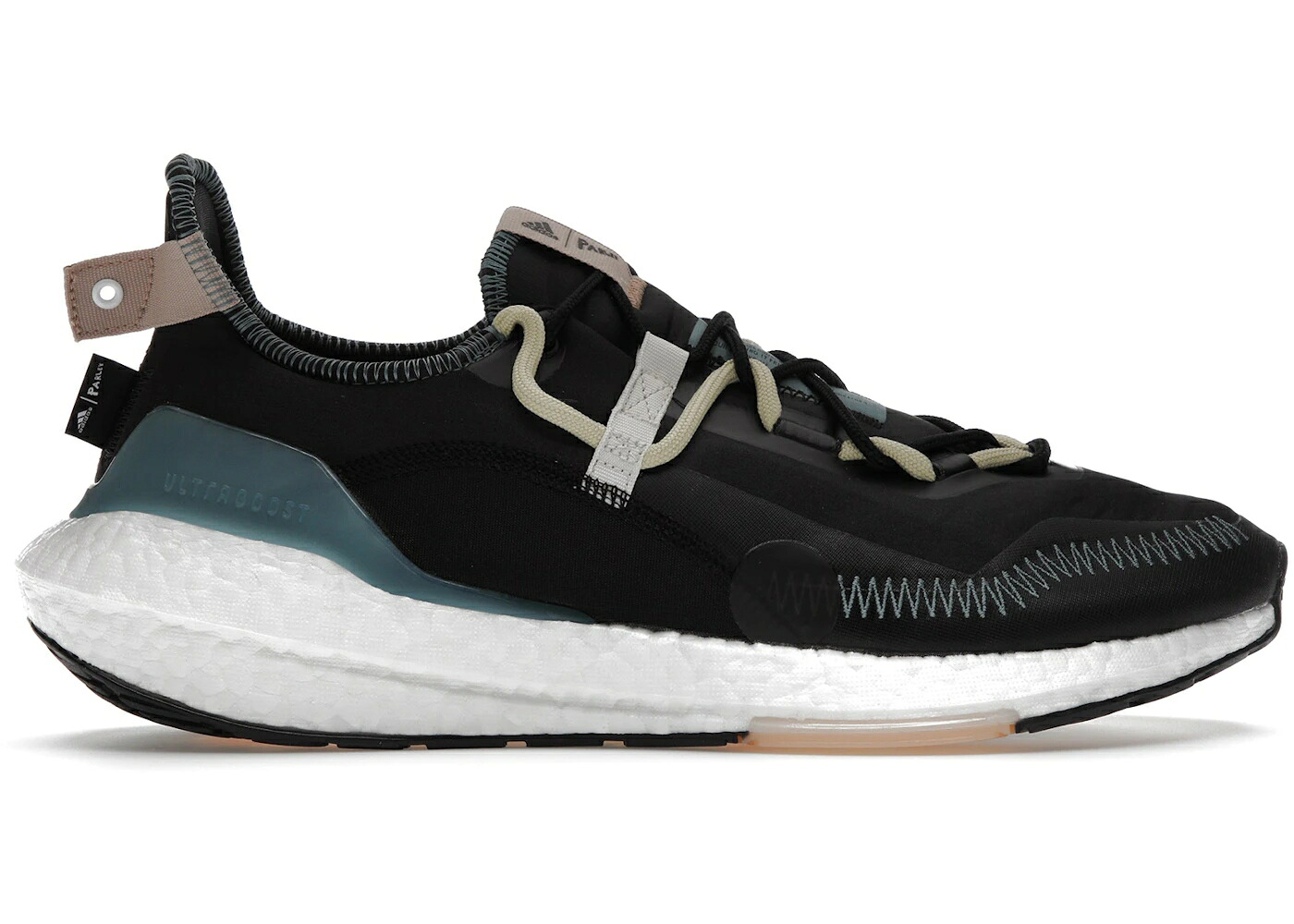 アディダス ウルトラ ブースト 炭素 薄墨色 薄墨色 ベージュ ウルトラブースト スニーカー メンズ ADIDAS ULTRA BOOST 21 PARLEY CARBON / CARBON ORBIT GREY SANDY BEIGE