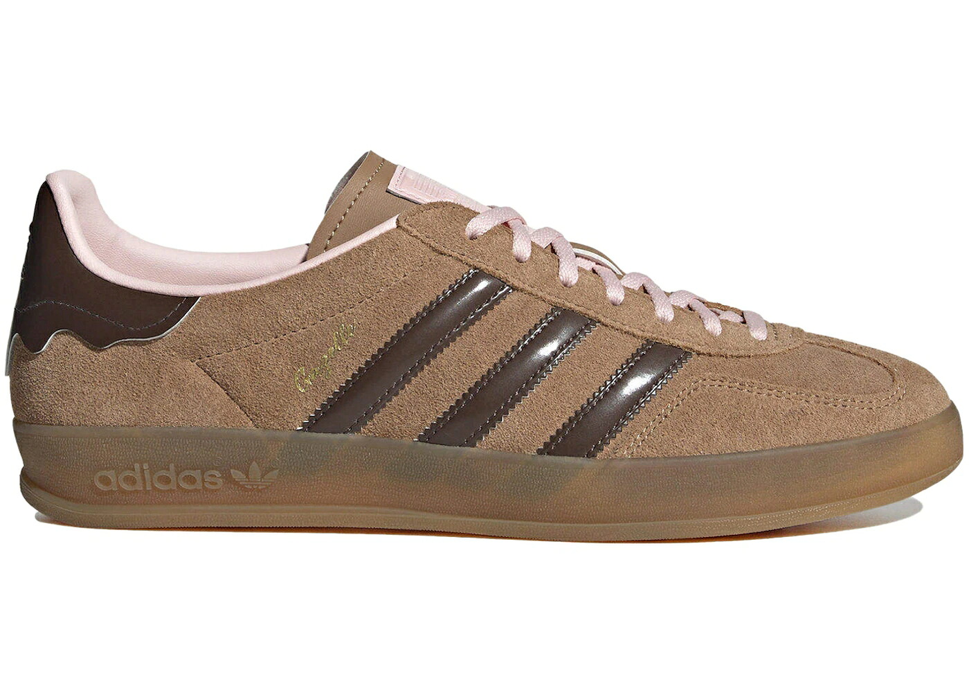 アディダス ガゼル 茶色 ブラウン ピンク スニーカー メンズ ADIDAS GAZELLE INDOOR CARDBOARD BROWN SANDY PINK GUM / CARDBOARD BROWN SANDY PINK