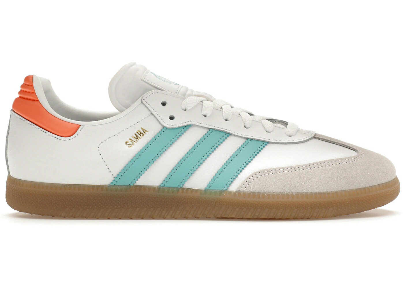 アディダス サンバ インテル マイアミ 白色 ホワイト ピンク スニーカー メンズ ADIDAS SAMBA INTER MIAMI MINT / WHITE EASY MINT PINK