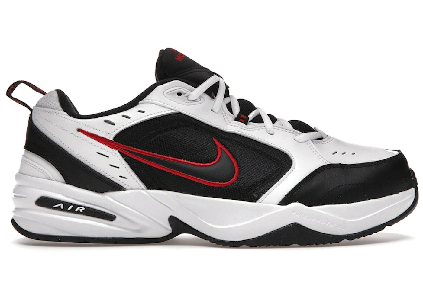 ナイキ モナーク 白いこと 白いこと 赤 赤いこと 黒いこと 黒いこと スニーカー メンズ NIKE AIR MONARCH IV 4E WIDE WHITE RED / WHITE BLACK VARSITY RED