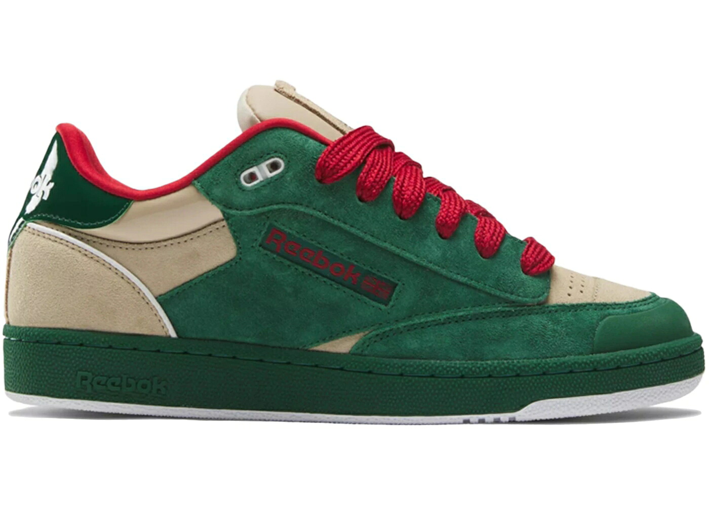 リーボック 野球クラブ 分科大学 緑 緑であること 黄味がかった 黄色 スニーカー メンズ REEBOK CLUB C BULK COLLEGE DROPOUT GREEN / DARK GREEN OAT CLAY YELLOW