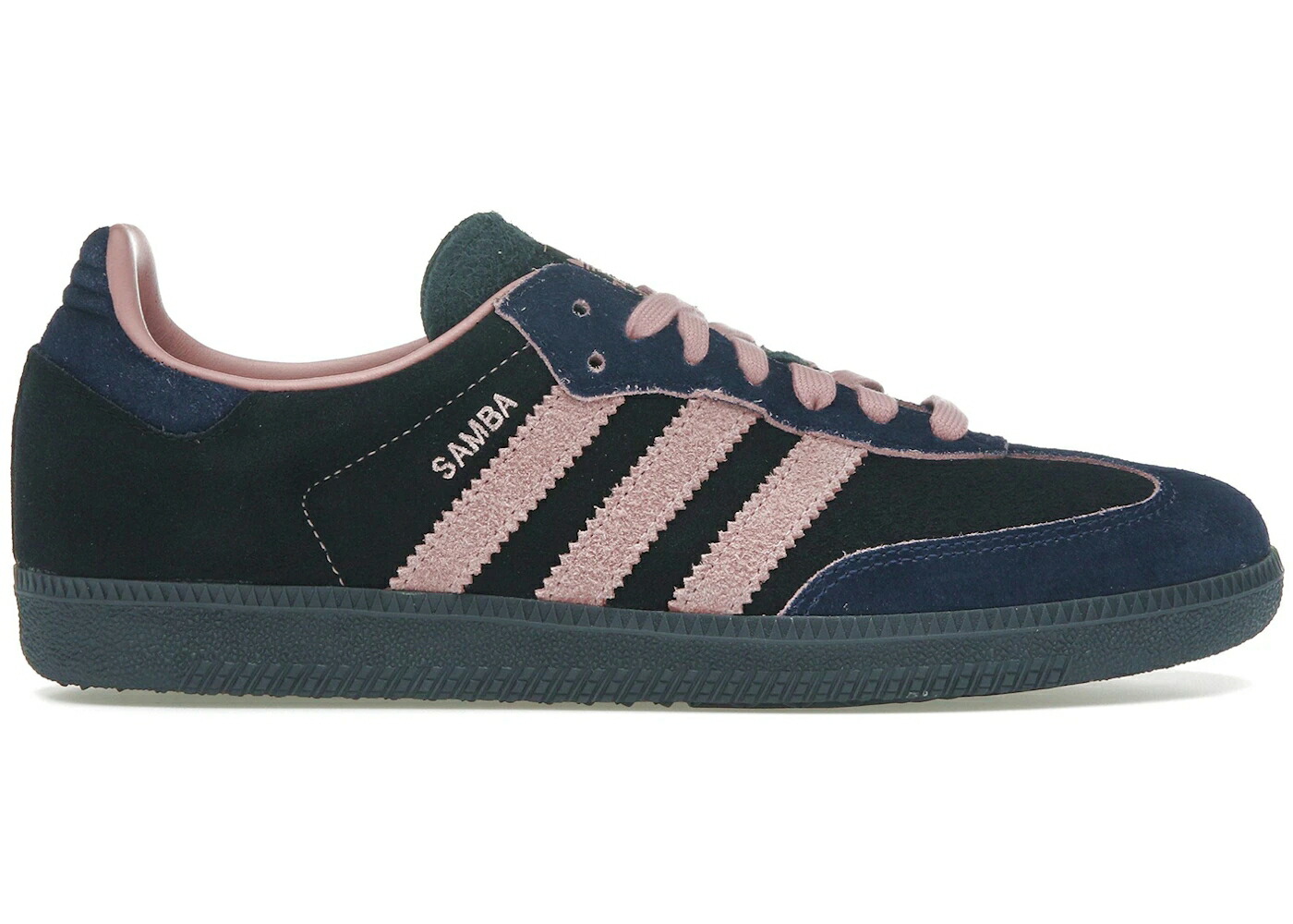 アディダス サンバ 黒色 ブラック 藍色 インディゴ コア ナイト WOMEN スニーカー レディース ADIDAS SAMBA OG BLACK WONDER MAUVE INDIGO (WOMEN) / CORE BLACK WONDER MAUVE NIGHT