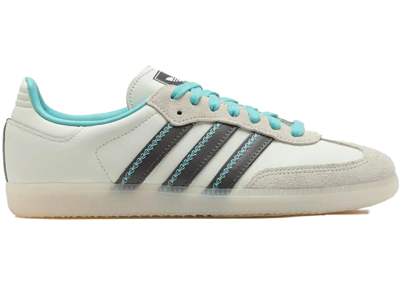 アディダス サンバ 濃灰色 象牙色 WOMEN\u0027S スニーカー レディース ADIDAS SAMBA OG EASY MINT CHARCOAL (WOMEN\u0027S) / IVORY CHARCOAL EASY MINT