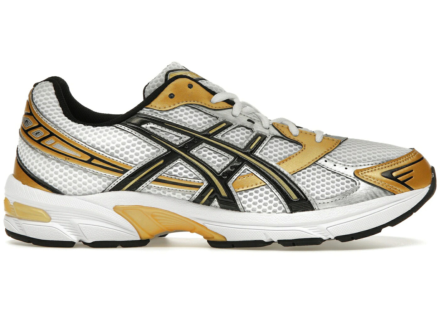 アシックス 白いこと 白いこと ゴールド 黒いこと 黒いこと スニーカー メンズ ASICS GEL-1130 WHITE GOLD / WHITE BLACK GOLD
