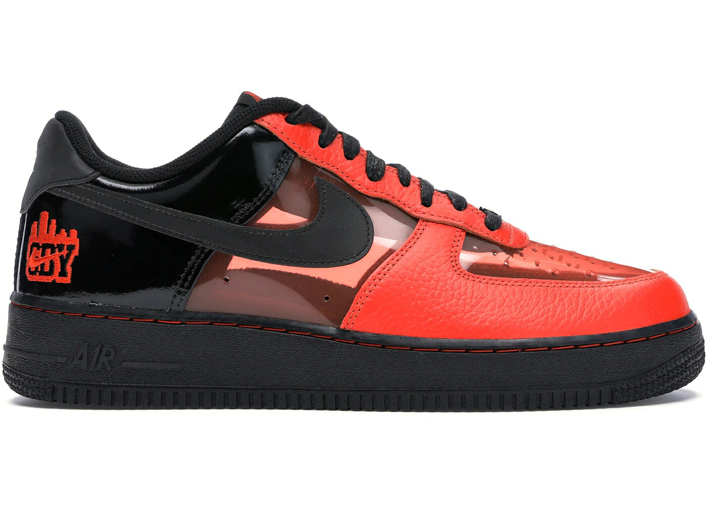 ナイキ 黒いこと 黒いこと 橙 オレンジ色 空軍 スニーカー メンズ NIKE AIR FORCE 1 LOW SHIBUYA HALLOWEEN / BLACK ORANGE