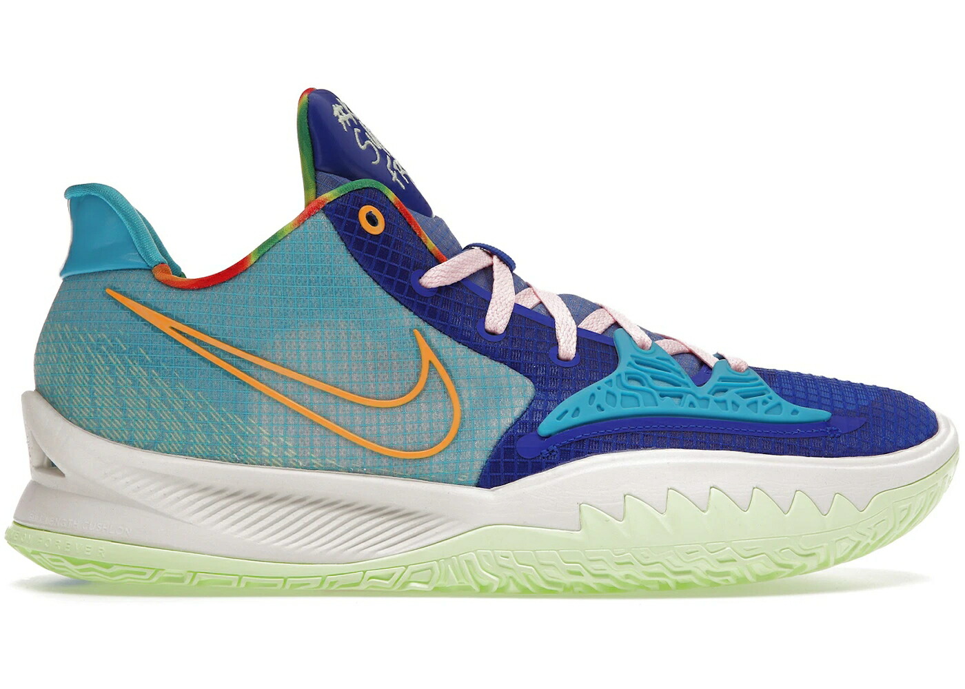 ナイキ カイリー 生新しい 青み 青色 スニーカー メンズ NIKE KYRIE 4 LOW KEEP SUE FRESH DYNASTY / RACER BLUE ARCTIC PUNCH BARELY