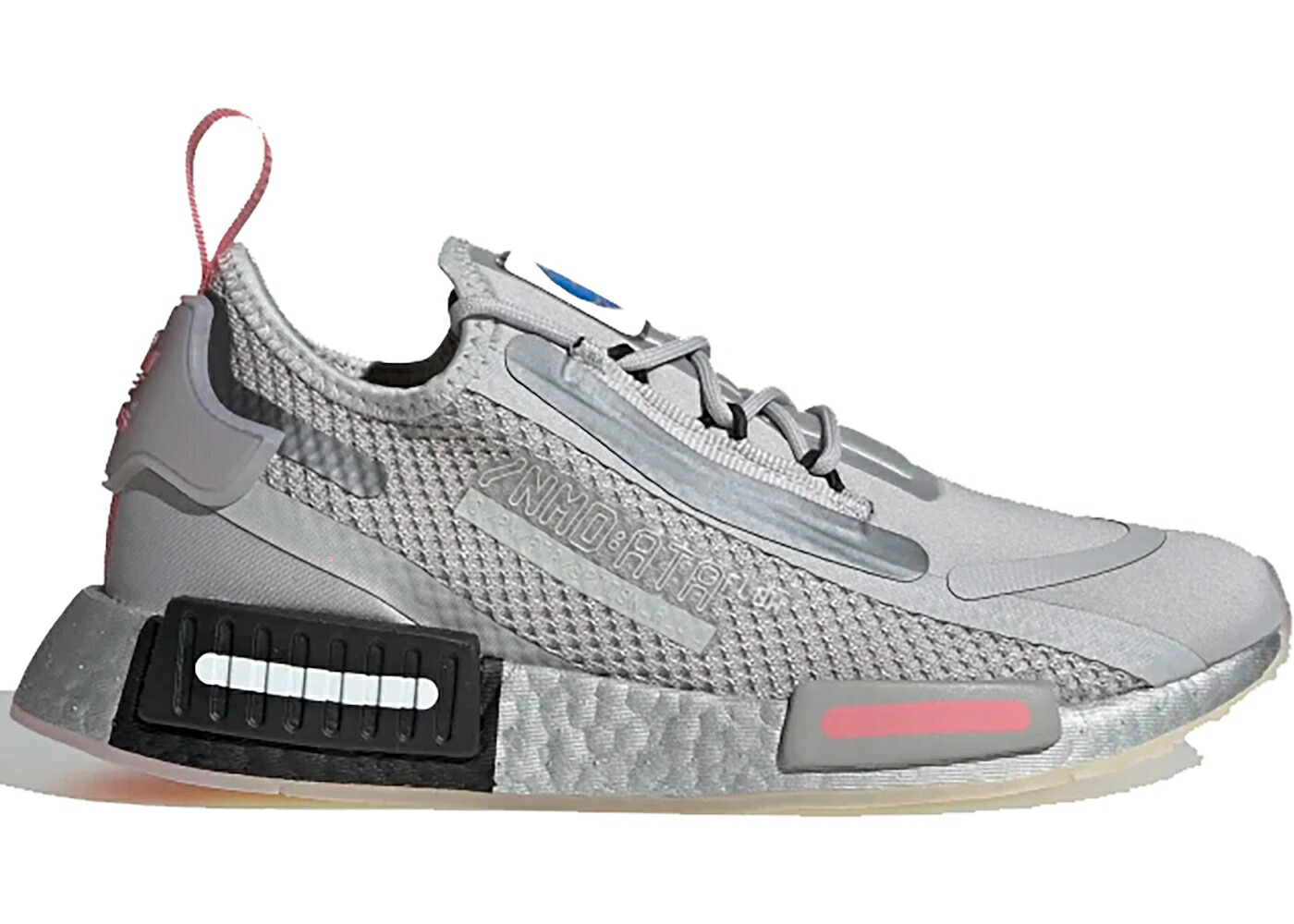 アディダス 灰色 グレー ローズ コア 黒色 ブラック WOMEN'S スニーカー レディース ADIDAS NMD R1 SPECTOO NASA GREY TWO (WOMEN'S) / GREY TWO HAZY ROSE CORE BLACK