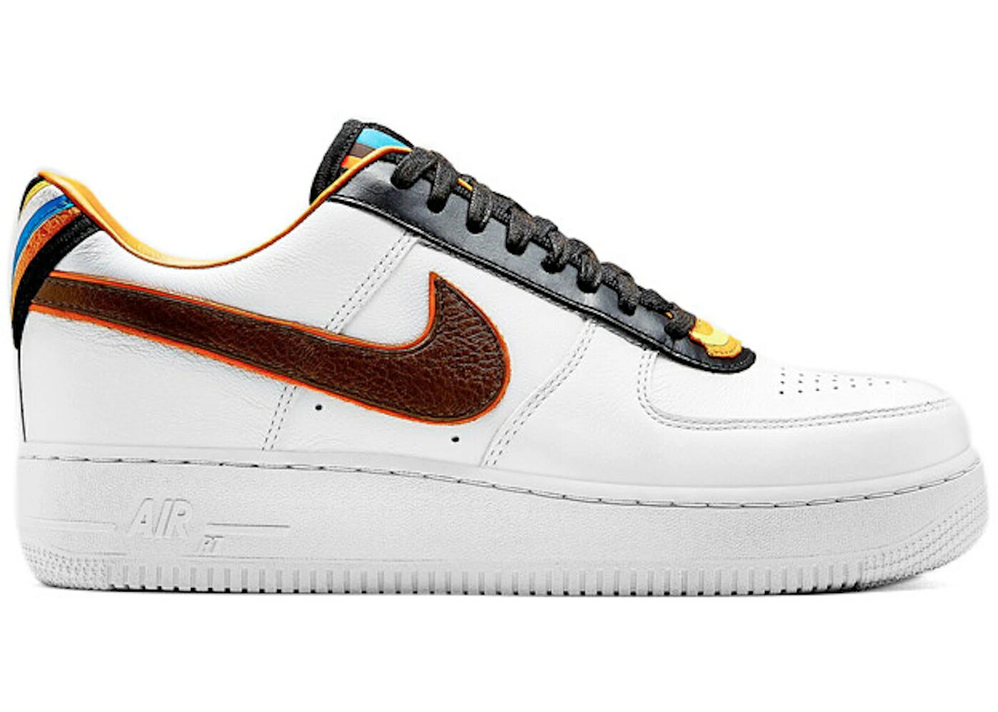 ナイキ 白色 ホワイト 茶色 ブラウン エアフォース スニーカー メンズ NIKE AIR FORCE 1 LOW TISCI WHITE / WHITE BAROQUE BROWN