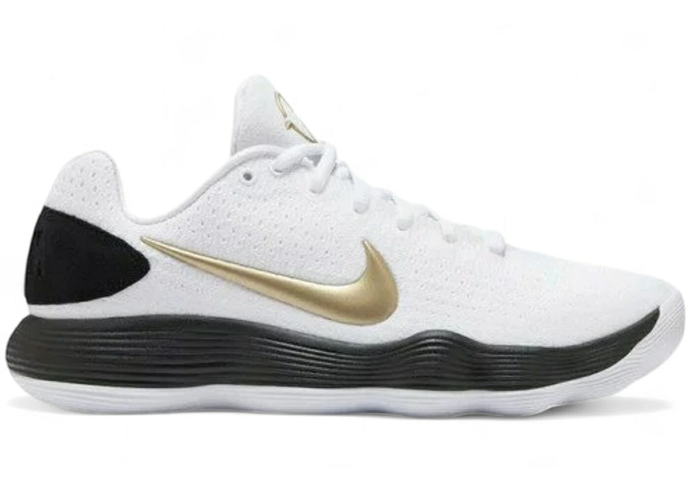 ナイキ ハイパーダンク 白いこと 白いこと ゴールド 黒いこと 黒いこと スニーカー メンズ NIKE HYPERDUNK 2017 LOW WHITE METALLIC GOLD BLACK / WHITE METALLIC GOLD BLACK