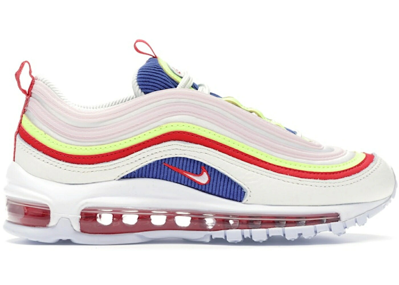 ナイキ マックス コール天 白いこと 白いこと サクラ色 大気圏マックス WOMEN\u0027S スニーカー レディース NIKE AIR MAX 97 CORDUROY WHITE (WOMEN\u0027S) / SAIL VOLT GLOW ARCTIC PINK