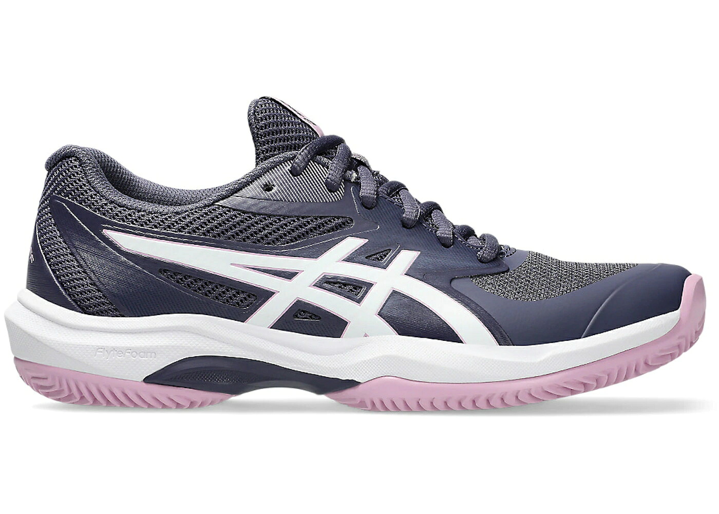 アシックス ゲーム 藍色 インディゴ 白色 ホワイト WOMEN'S スニーカー レディース ASICS GAME FF CLAY/OC INDIGO FOG WHITE (WOMEN'S) / INDIGO FOG WHITE