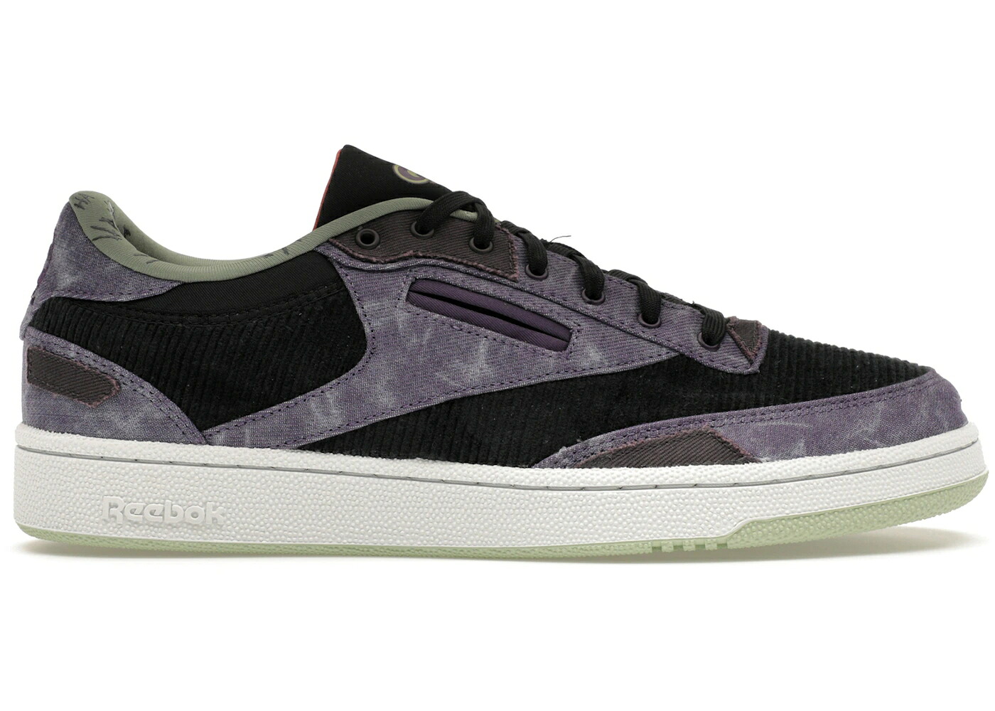 リーボック クラブ ディーシー 紫 パープル 白色 ホワイト スニーカー メンズ REEBOK CLUB C DC JOKER / PURPLE SHADE SPIRIT WHITE