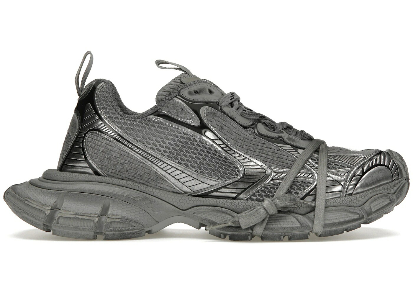バレンシアガ 灰色 グレー スニーカー メンズ BALENCIAGA 3XL GREY /
