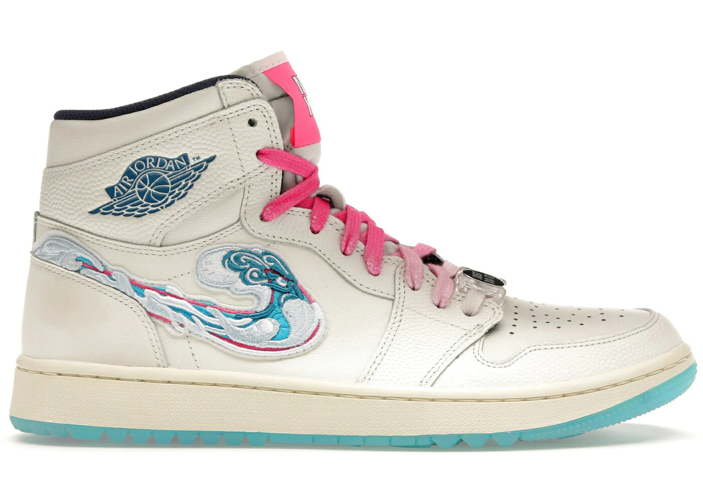 ナイキ ジョーダン ご機嫌 ゴルフ アロハ サクラ色 スニーカー メンズ JORDAN 1 RETRO HIGH GOLF NRG 2 MICHELLE WIE WEST ALOHA / SAIL HYPER PINK COCONUT MILK