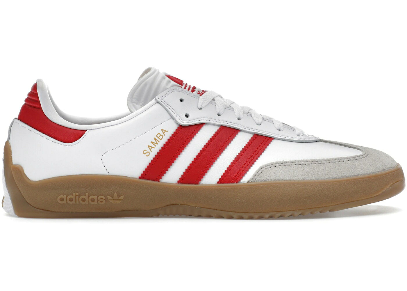 アディダス サンバ 白いこと 白いこと スニーカー メンズ ADIDAS PUIG SAMBA CLOUD WHITE BETTER SCARLET GUM / CLOUD WHITE BETTER SCARLET GUM