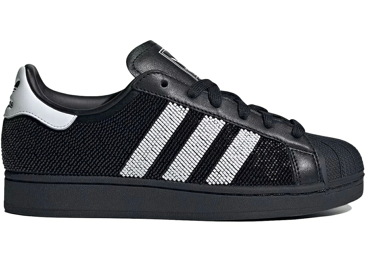 アディダス はやりっ子 黒いこと 黒いこと 白いこと 白いこと WOMEN\u0027S スニーカー レディース ADIDAS SUPERSTAR BEADED BLACK WHITE (WOMEN\u0027S) / BLACK WHITE