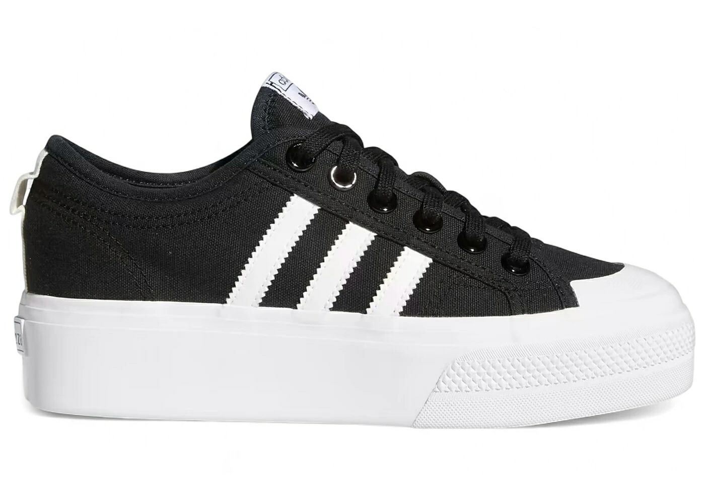 アディダス 黒いこと 黒いこと 中核グループ 白いこと 白いこと WOMEN\u0027S スニーカー レディース ADIDAS NIZZA PLATFORM BLACK (WOMEN\u0027S) / CORE BLACK FOOTWEAR WHITE