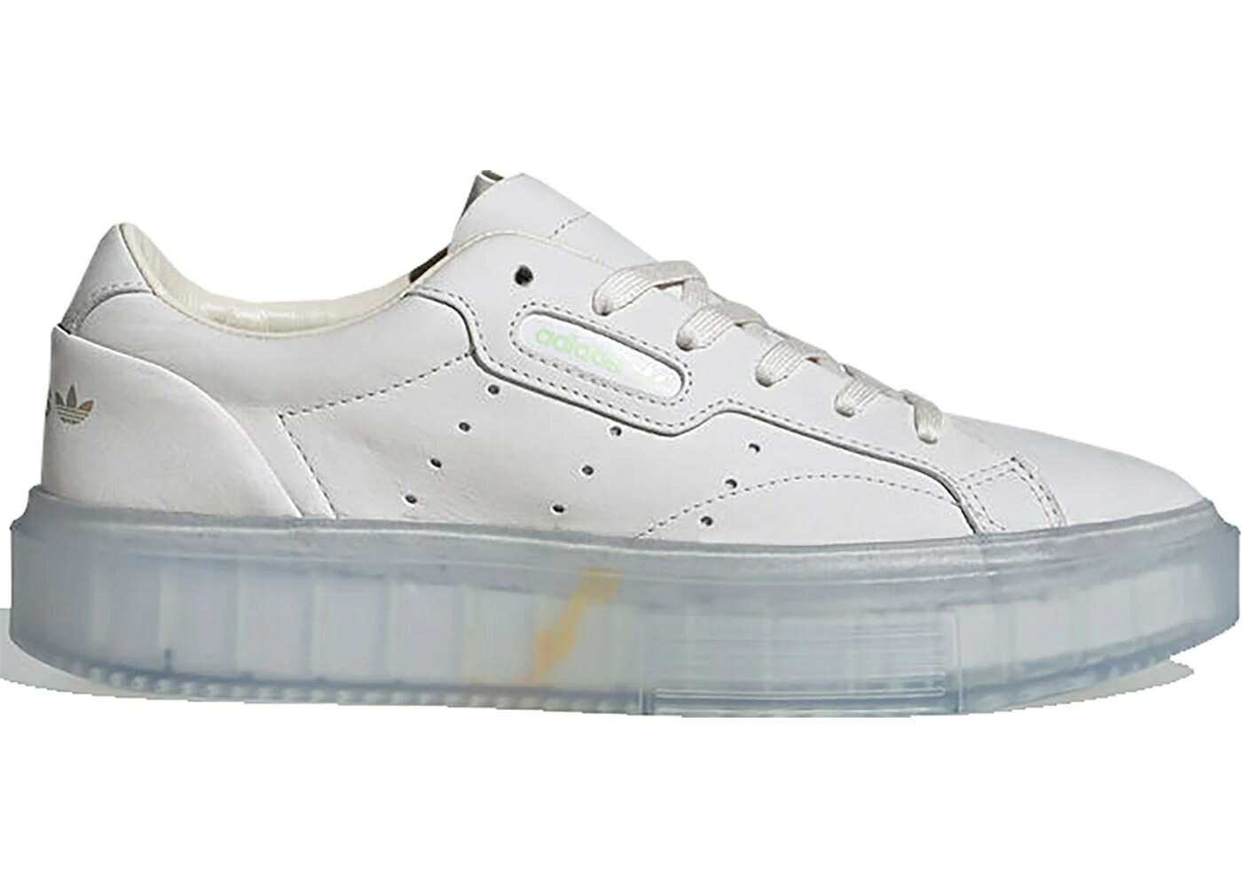 アディダス 白色 ホワイト ゴールド WOMEN スニーカー レディース ADIDAS SLEEK SUPER ANGEL CHEN CHALK WHITE (WOMEN) / CHALK WHITE GOLD METALLIC CHALK