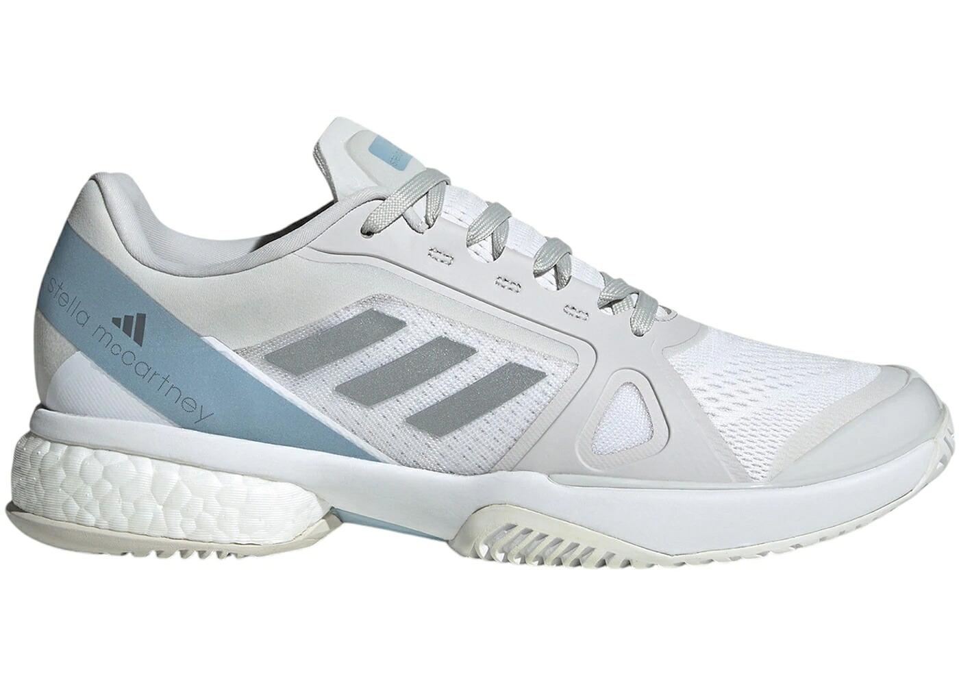 アディダス コート 白色 ホワイト 銀色 シルバー 青色 ブルー WOMEN'S スニーカー レディース ADIDAS COURT BY STELLA MCCARTNEY CLOUD WHITE SILVER METALLIC WONDER BLUE (WOMEN'S) / CLOUD WHITE SILVER METALLIC｜スニケス