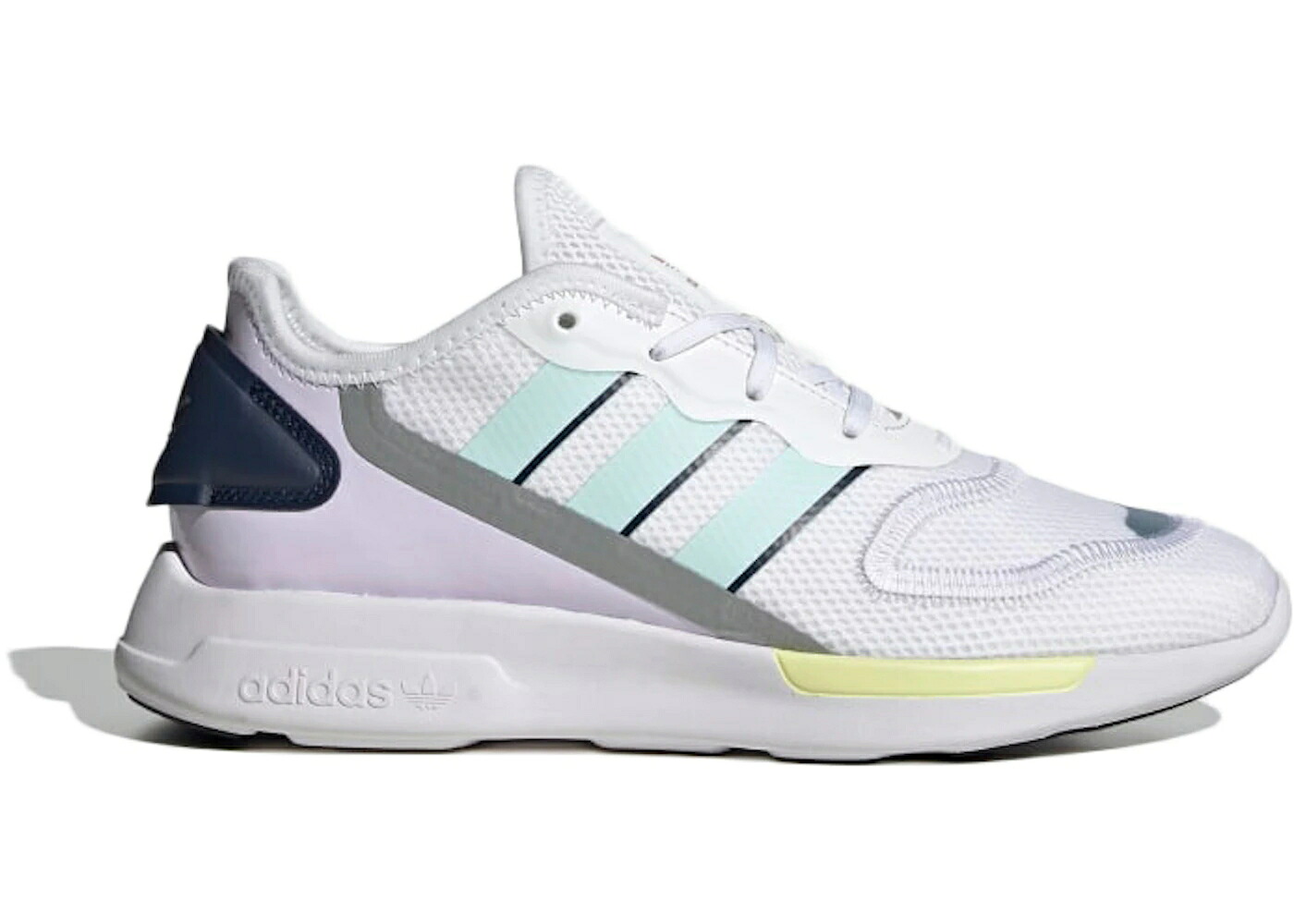 アディダス 白いこと 白いこと 紫 パープル WOMEN\u0027S スニーカー レディース ADIDAS ZX 2K FLORINE WHITE ICE MINT (WOMEN\u0027S) / CLOUD WHITE ICE MINT PURPLE TINT