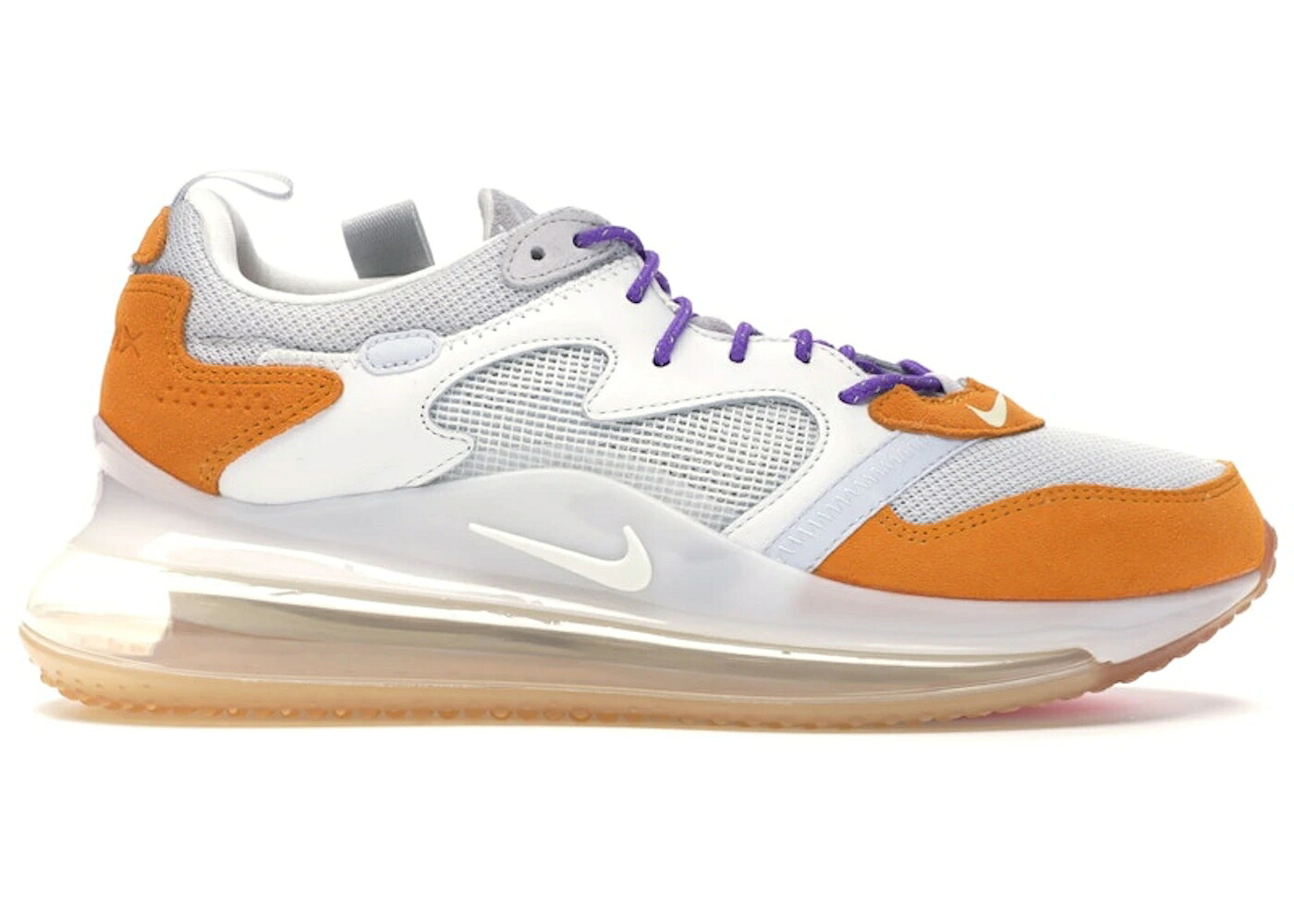 ナイキ マックス ルイジアナステイト 純然たる プラチナム ゴールド エア湖マックス スニーカー メンズ NIKE AIR MAX 720 OBJ ODELL BECKHAM JR LSU / PURE PLATINUM CANYON GOLD