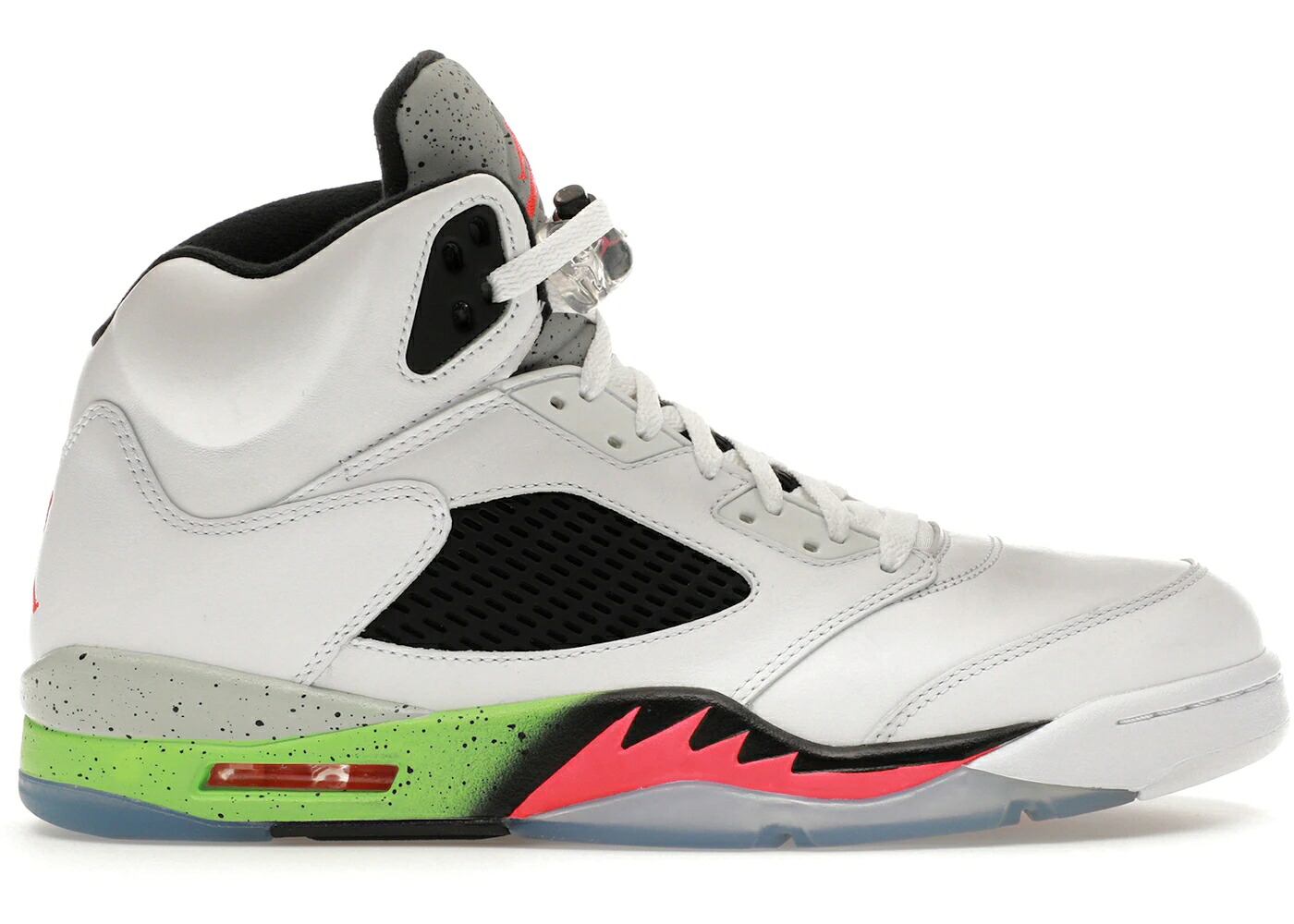 ナイキ ジョーダン 緑 グリーン 白色 ホワイト スニーカー メンズ JORDAN 5 RETRO POISON GREEN / WHITE INFRARED 23 LIGHT POISON|スニケス