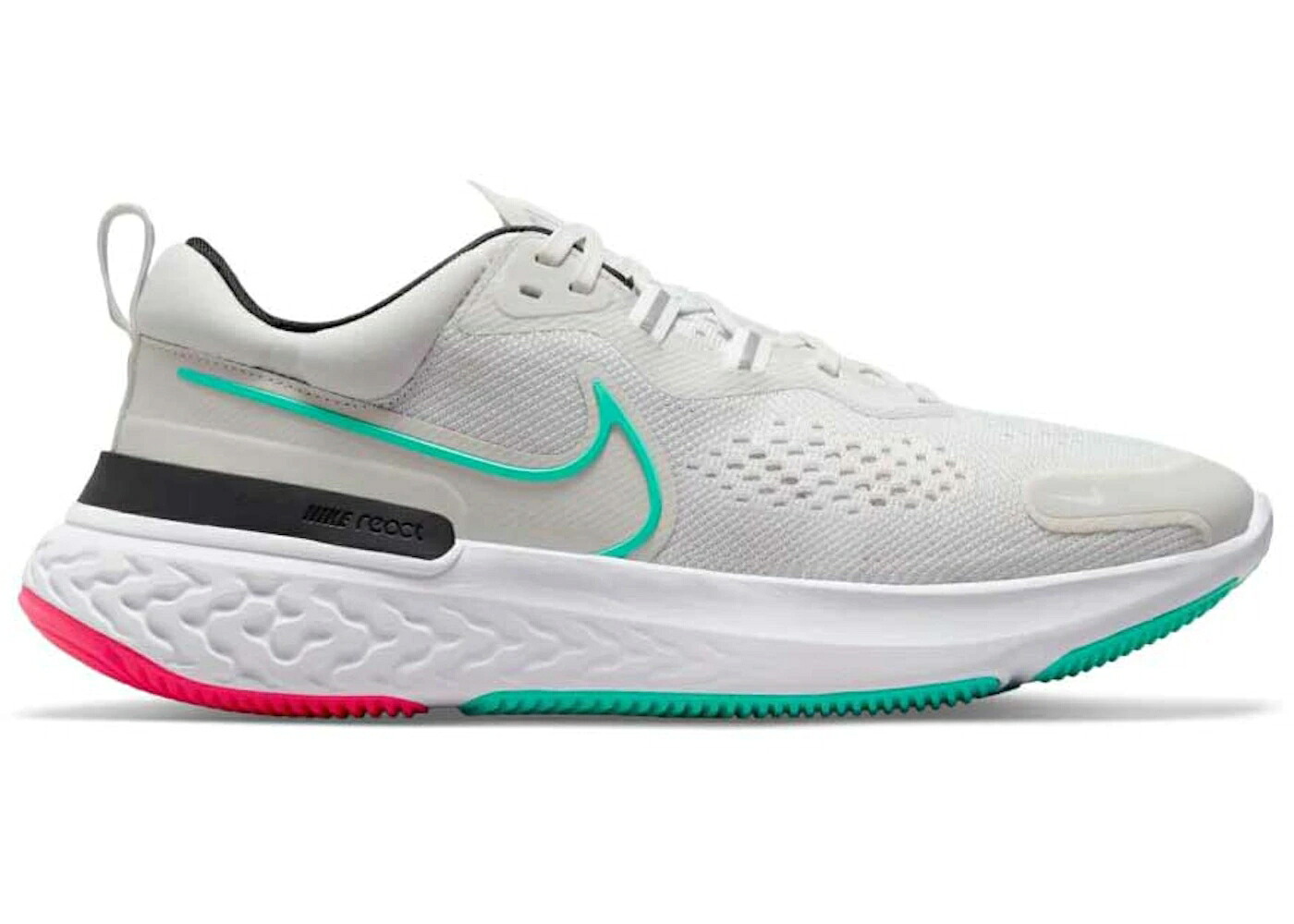 ナイキ リアクト プラチナム 白いこと 白いこと 活動的 スニーカー メンズ NIKE REACT MILER 2 PLATINUM TINT / PLATINUM TINT WHITE DYNAMIC