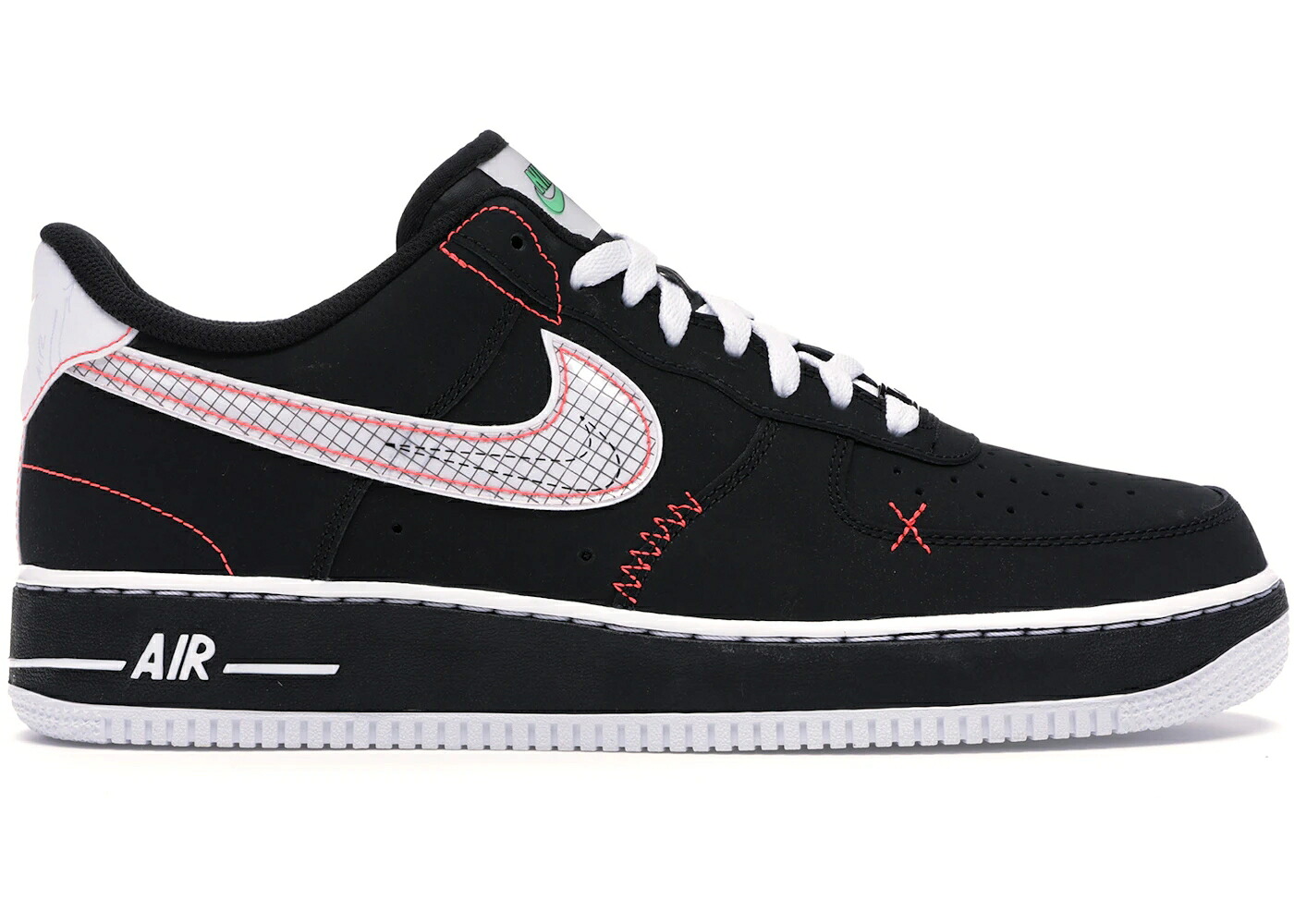 ナイキ 黒色 ブラック 白色 ホワイト クリムゾン 緑 グリーン エアフォース スニーカー メンズ NIKE AIR FORCE 1 LOW SCHEMATIC BLACK WHITE BRIGHT CRIMSON / BLACK WHITE BRIGHT CRIMSON GREEN 44,880円