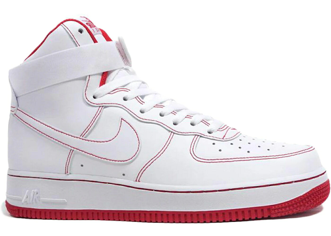 ナイキ ハイ 白色 ホワイト 赤 レッド エアフォース '07 スニーカー メンズ NIKE AIR FORCE 1 HIGH WHITE UNIVERSITY RED / WHITE WHITE UNIVERSITY RED