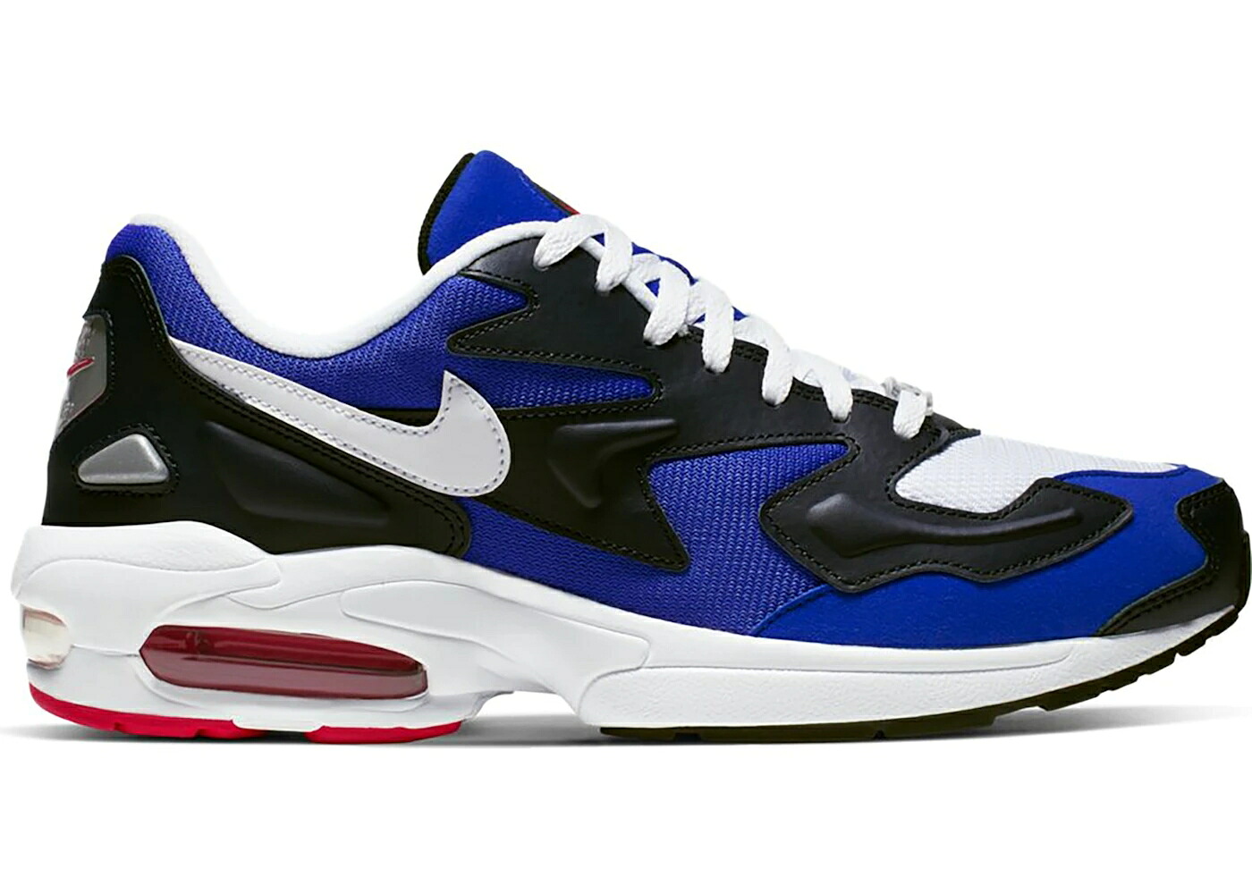 ナイキ マックス 青色 ブルー 白色 ホワイト エアマックス スニーカー メンズ NIKE AIR MAX 2 LIGHT RACER BLUE OBSIDIAN / RACER BLUE WHITE OBSIDIAN