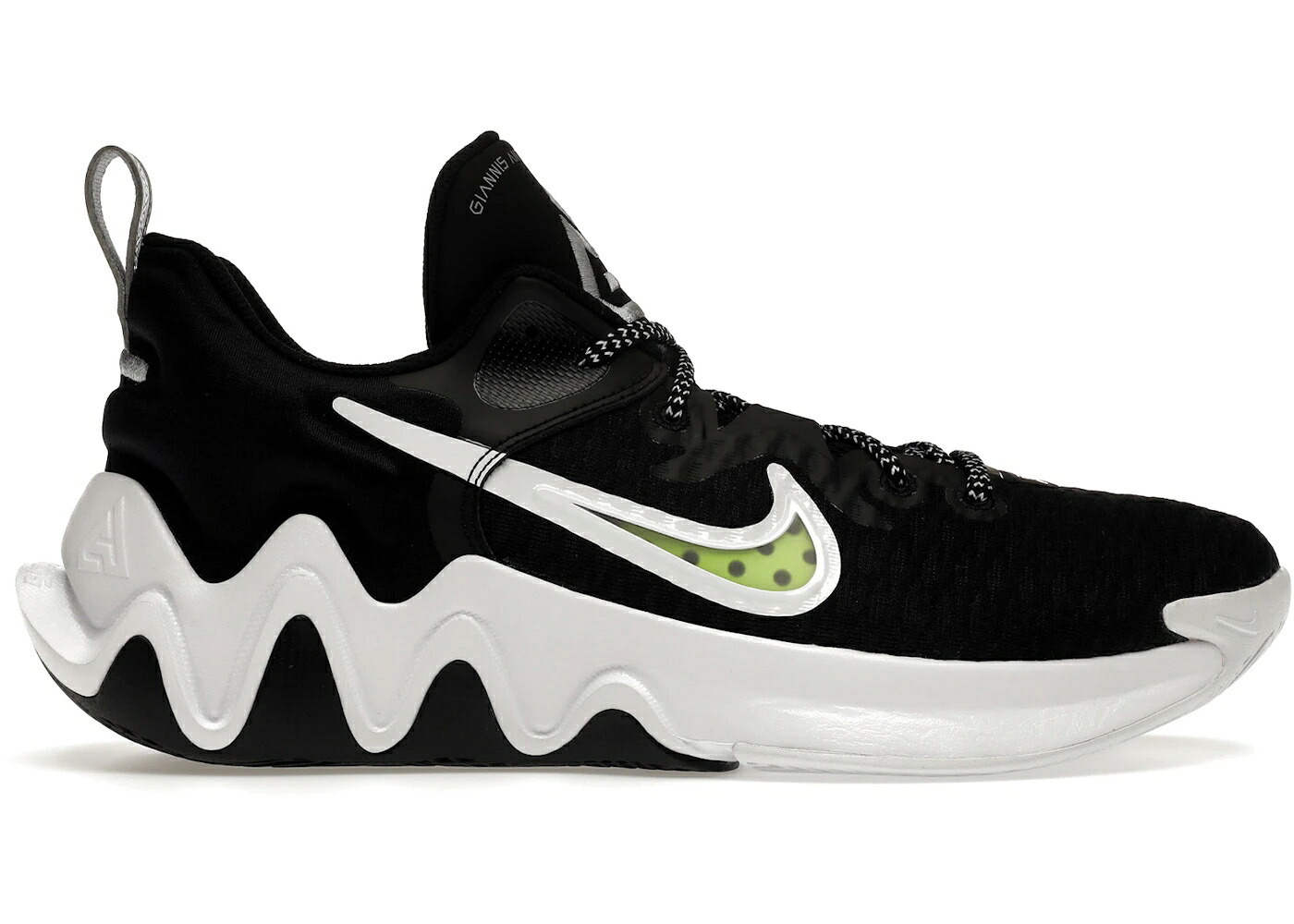 ナイキ 黒いこと 黒いこと 白いこと 白いこと 薄墨色 薄墨色 スニーカー メンズ NIKE GIANNIS IMMORTALITY BLACK WHITE / BLACK WHITE WOLF GREY CLEAR