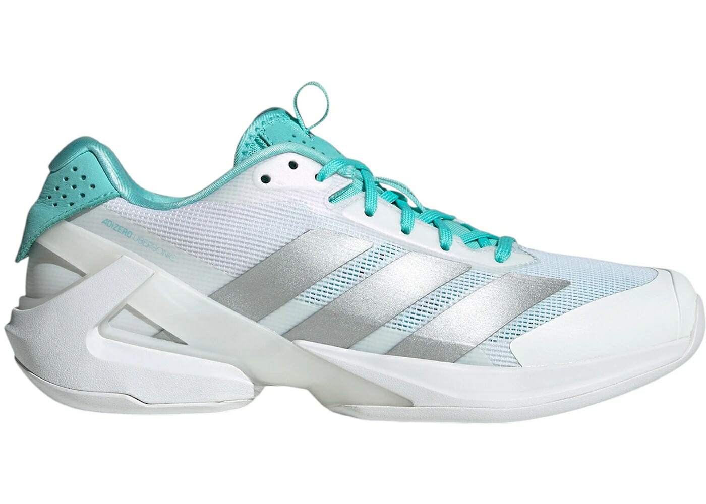 アディダス アディゼロ 白色 ホワイト 銀色 シルバー WOMEN スニーカー レディース ADIDAS ADIZERO UBERSONIC CLOUD WHITE SILVER METALLIC MINT TON (WOMEN) / CLOUD WHITE SILVER METALLIC MINT