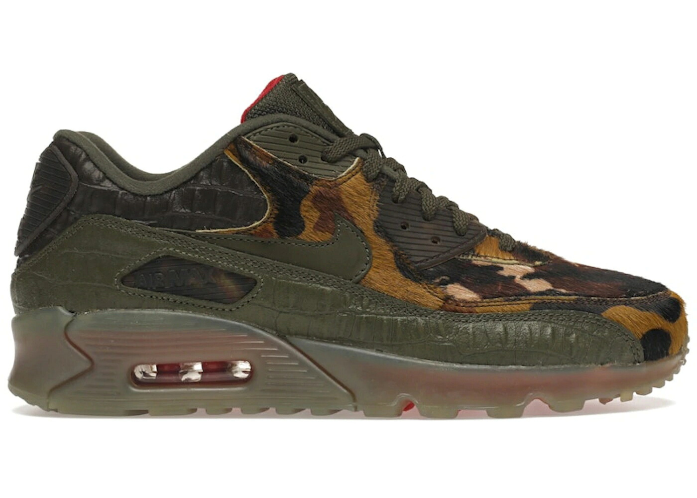 ナイキ マックス カモ柄 カーゴ カーキ エアマックス スニーカー メンズ NIKE AIR MAX 90 CAMO CROC / CARGO KHAKI CARGO KHAKI｜スニケス