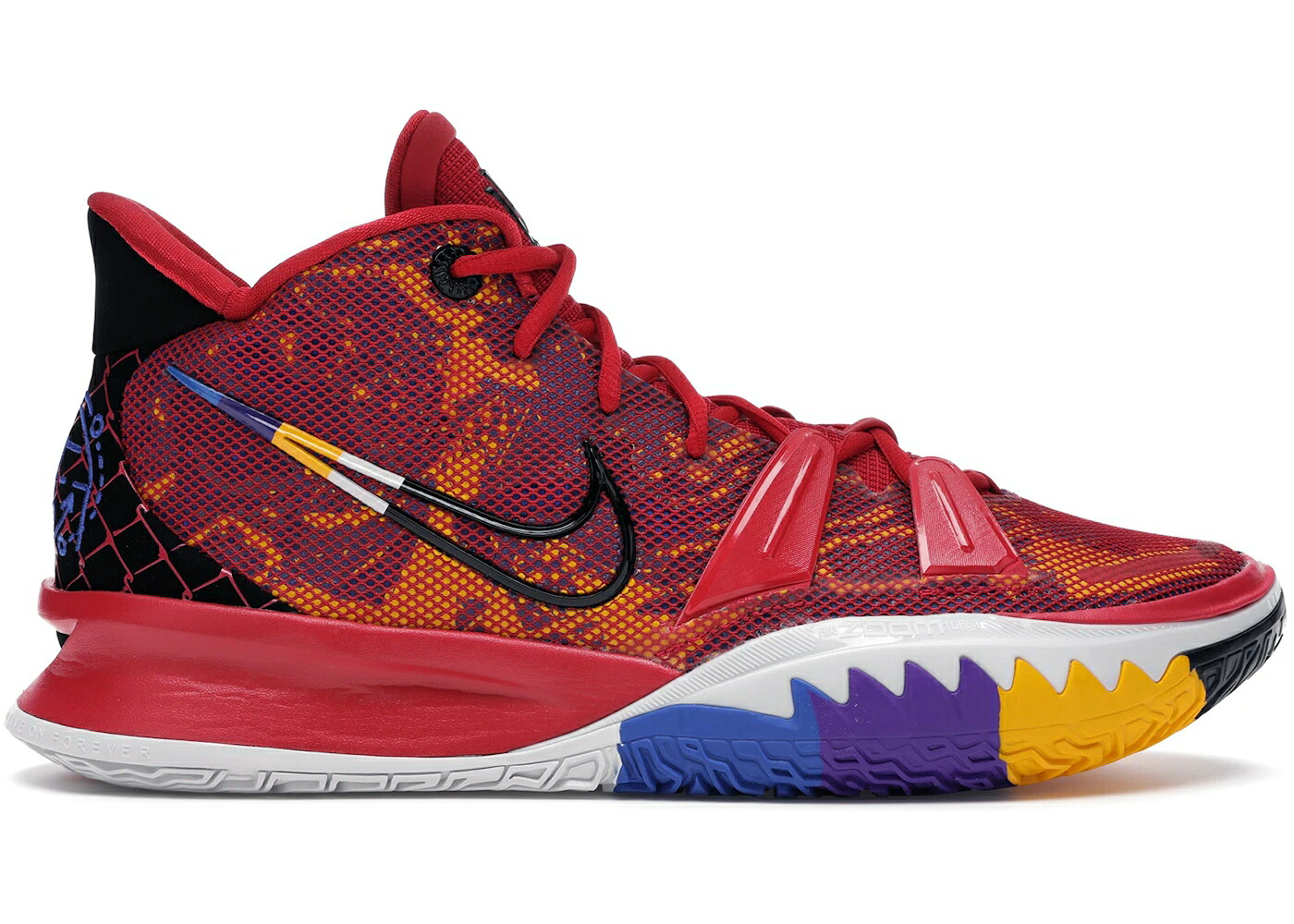 ナイキ カイリー 赤 赤いこと 黒いこと 黒いこと スニーカー メンズ NIKE KYRIE 7 ICONS OF SPORT / UNIVERSITY RED BLACK
