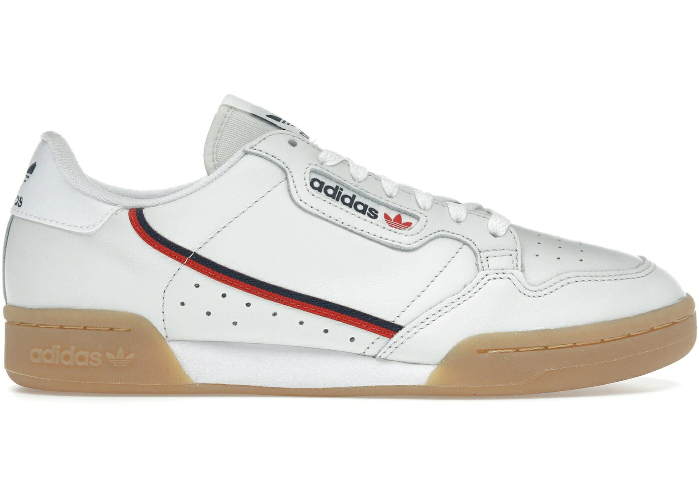 アディダス 白色 ホワイト 紺色 ネイビー スニーカー メンズ ADIDAS CONTINENTAL 80 CRYSTAL WHITE / CRYSTAL WHITE COLLEGIATE NAVY|スニケス