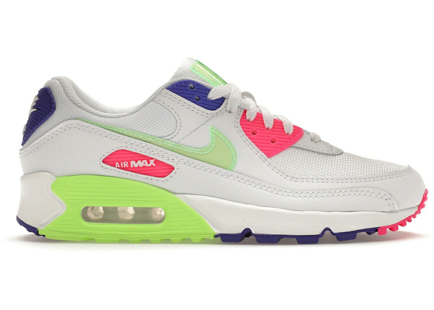 ナイキ マックス 白いこと 白いこと 大気圏マックス WOMEN\u0027S スニーカー レディース NIKE AIR MAX 90 WHITE NEON (WOMEN\u0027S) / WHITE MULTICOLOR