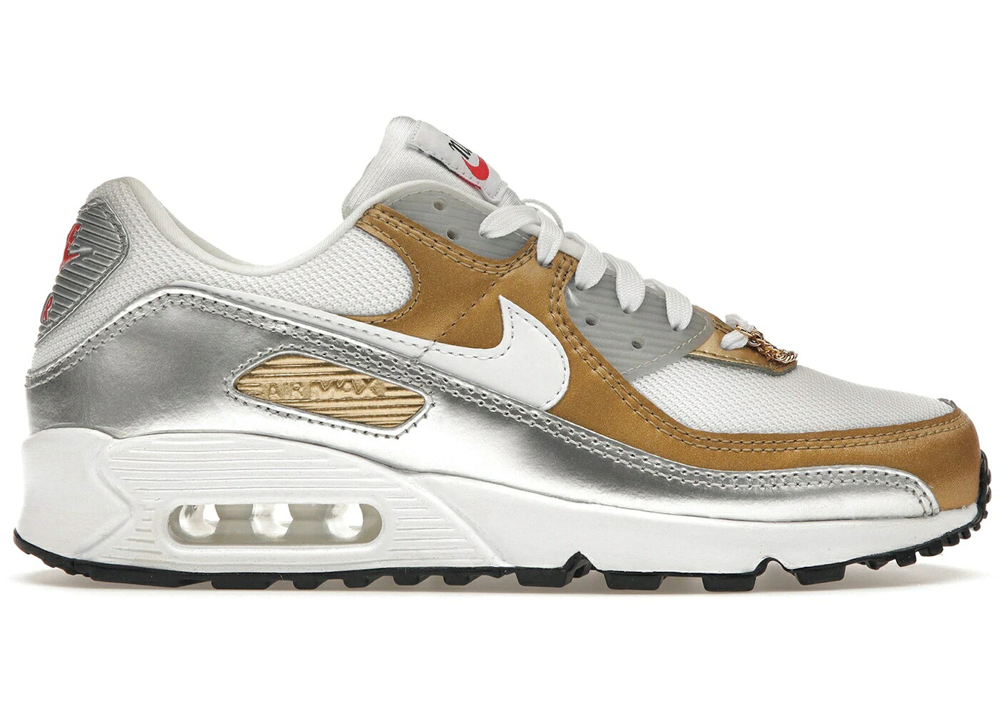 ナイキ マックス 白いこと 白いこと ゴールド 大気圏マックス WOMEN\u0027S スニーカー レディース NIKE AIR MAX 90 SE WHITE METALLIC GOLD (WOMEN\u0027S) / WHITE WHITE METALLIC GOLD